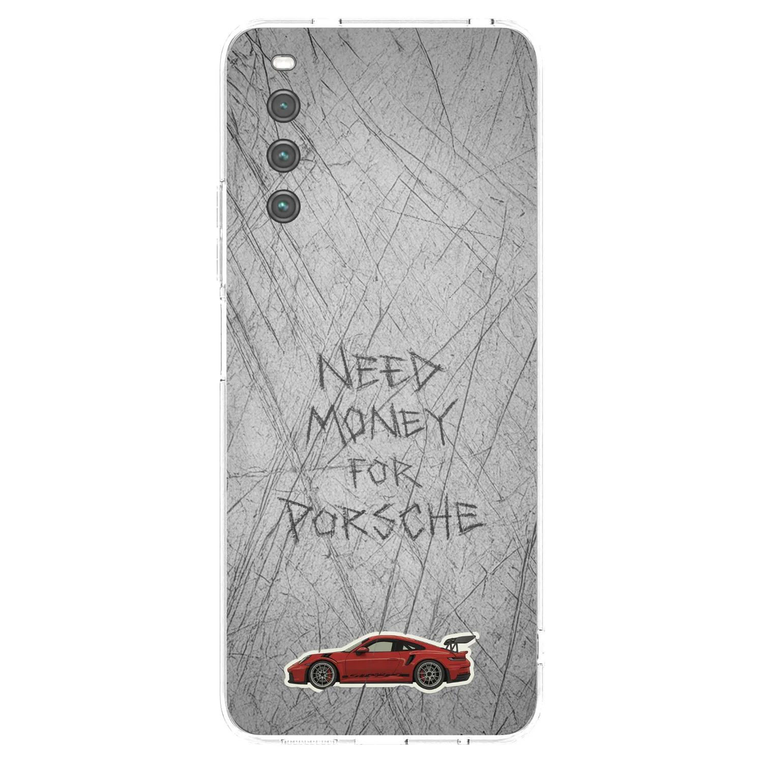 Picasee silikonowe przeźroczyste etui na Sony Xperia 10 IV 5G - Garage Scratch