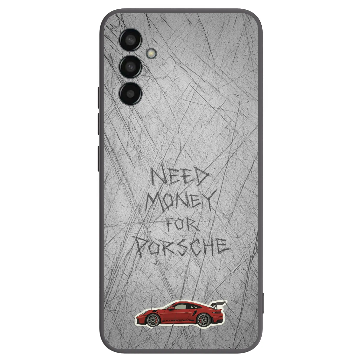 Picasee silikonowe czarne etui na Samsung Galaxy M13 M135F - Garage Scratch