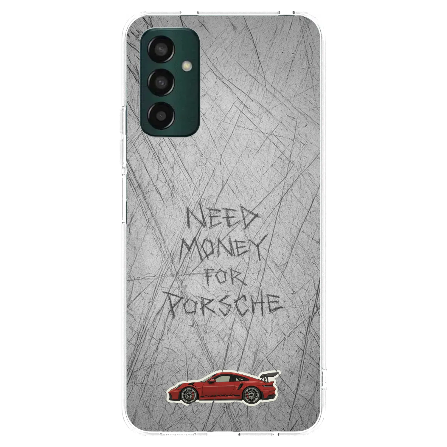 Picasee silikonowe przeźroczyste etui na Samsung Galaxy M13 M135F - Garage Scratch