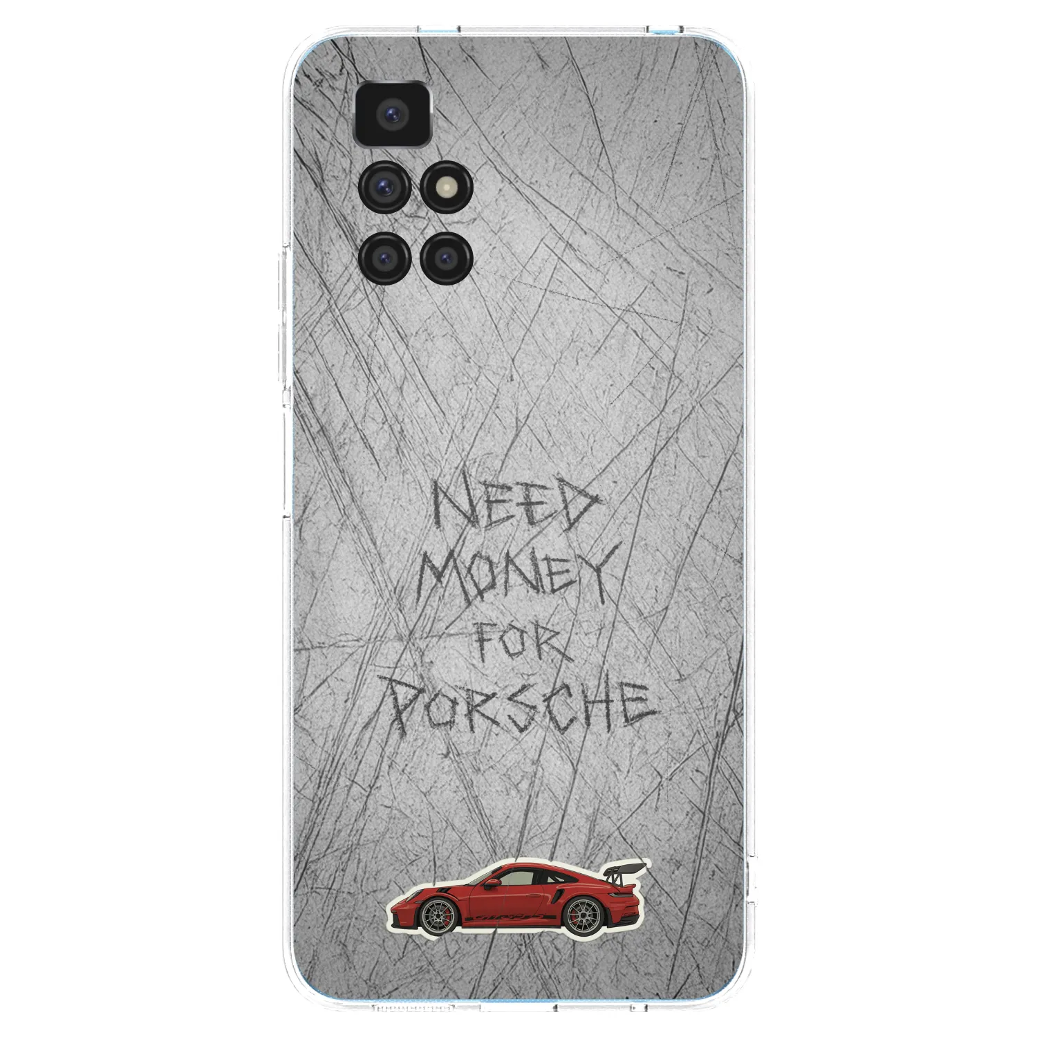 Picasee silikonowe przeźroczyste etui na Xiaomi Redmi 10 (2022) - Garage Scratch