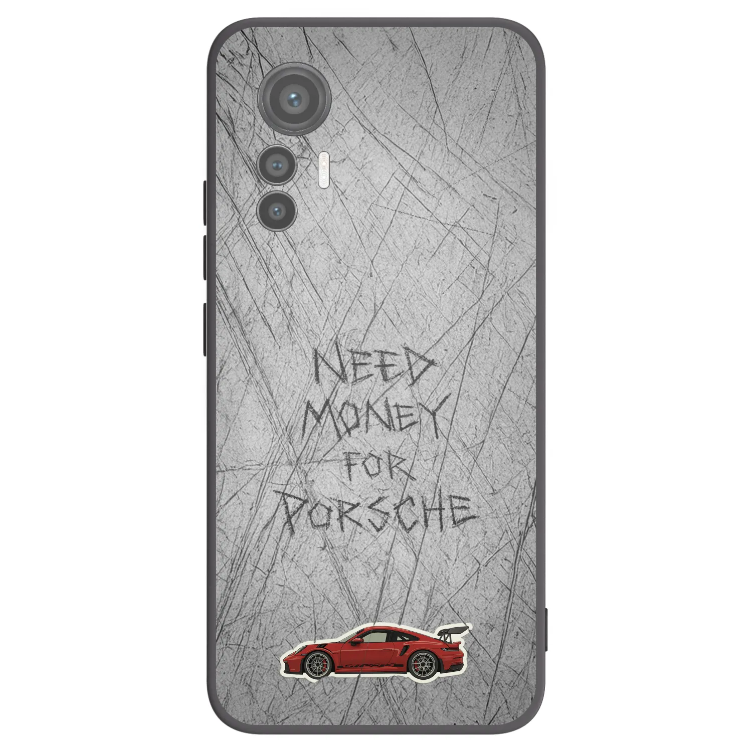 Picasee silikonowe czarne etui na Xiaomi 12 Lite - Garage Scratch