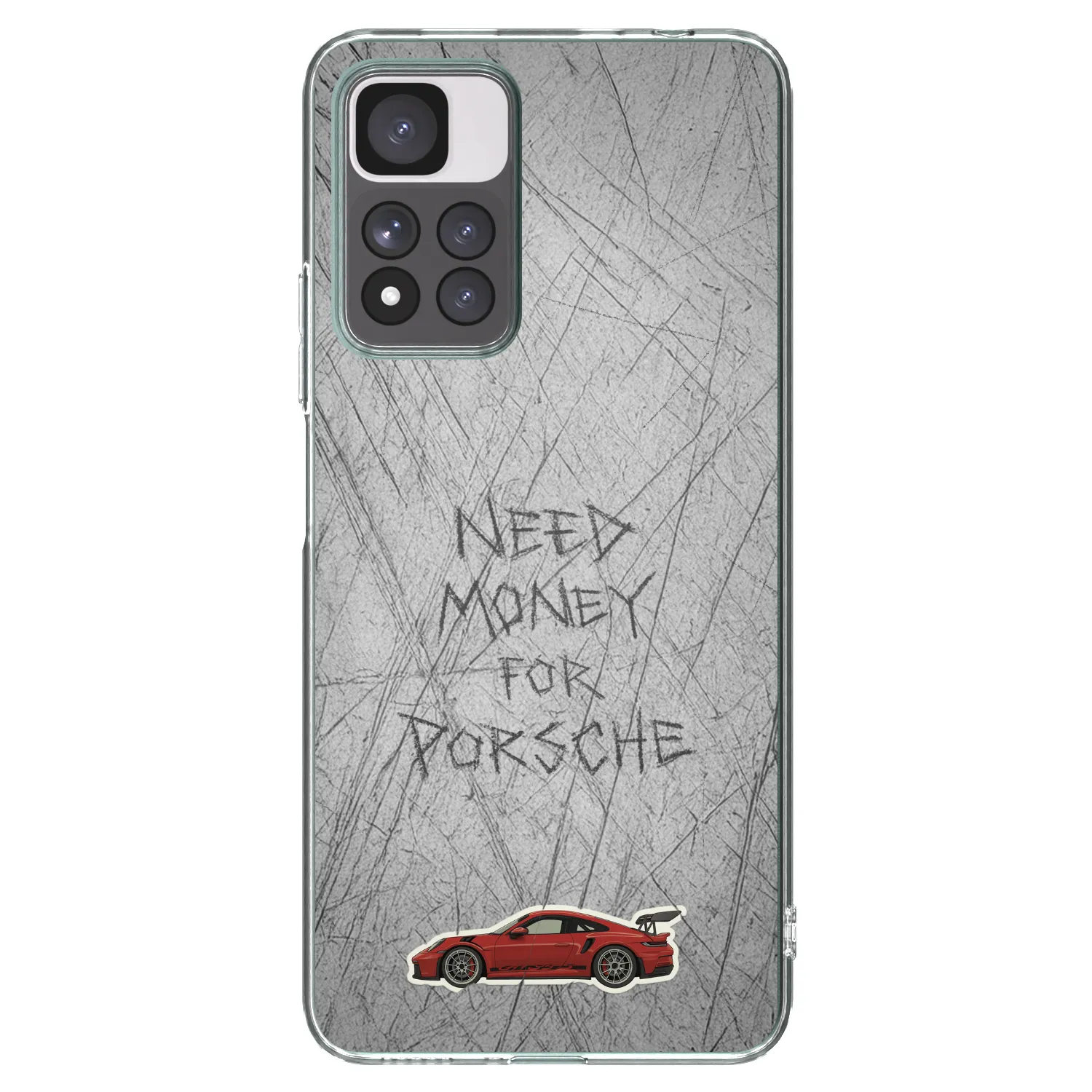 Picasee silikonowe przeźroczyste etui na Xiaomi Redmi Note 11 Pro+ 5G - Garage Scratch