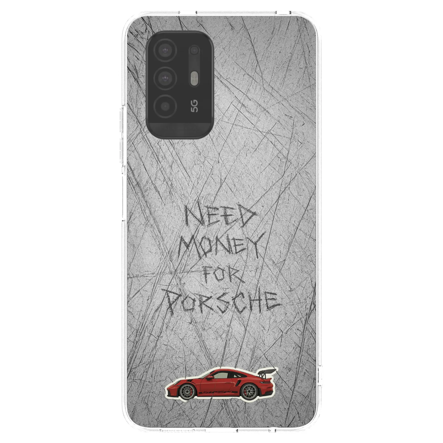 Picasee silikonowe przeźroczyste etui na OPPO A94 5G - Garage Scratch