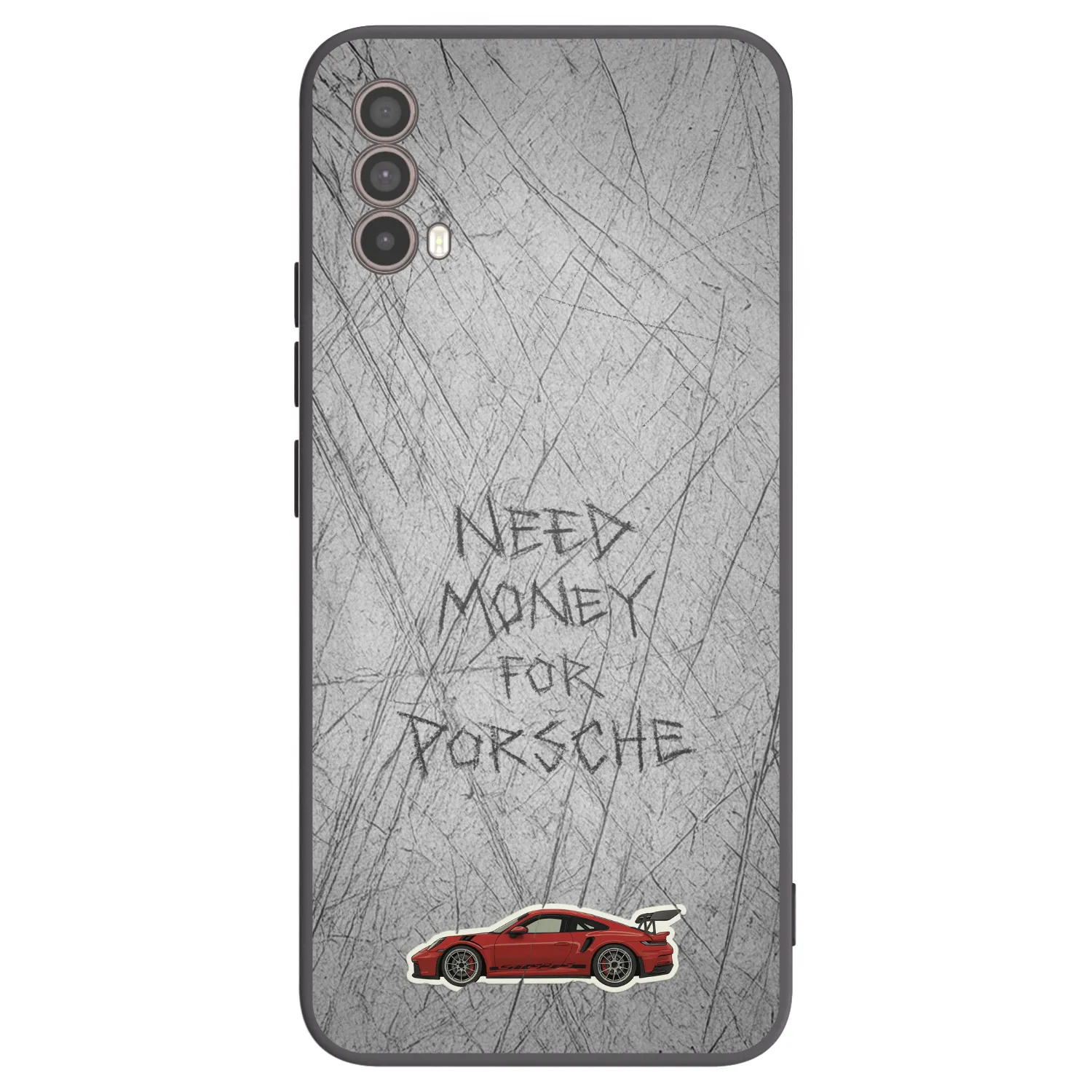 Picasee silikonowe czarne etui na Motorola Moto E40 - Garage Scratch