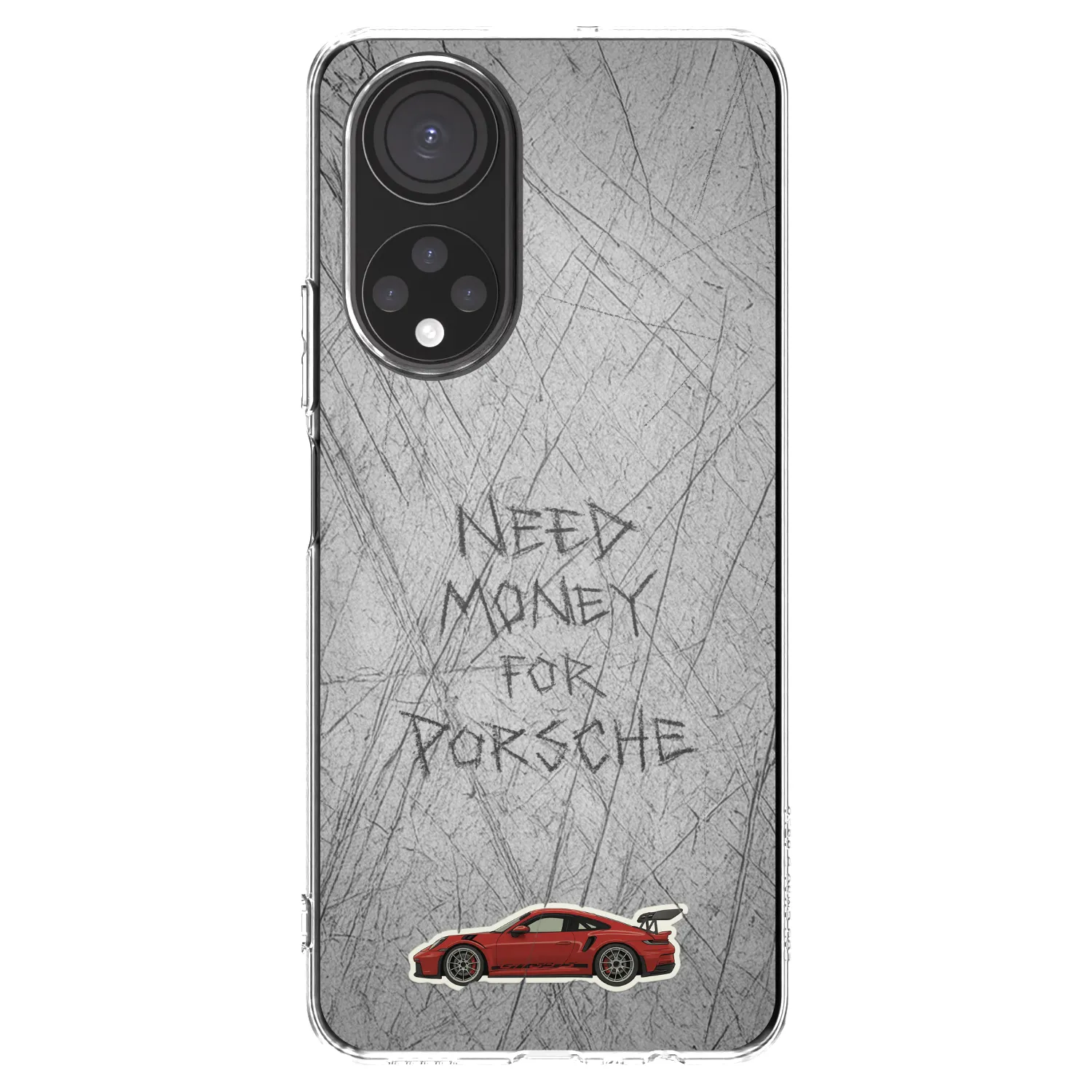 Picasee silikonowe przeźroczyste etui na Honor X7 - Garage Scratch