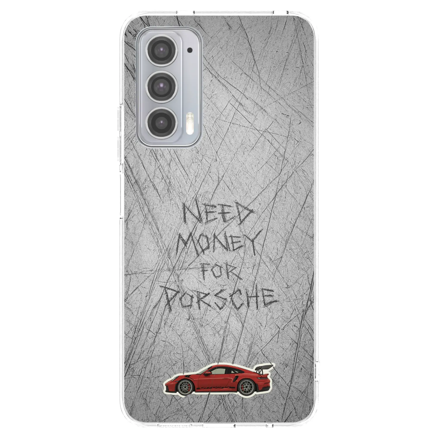 Picasee silikonowe przeźroczyste etui na Motorola Edge 20 - Garage Scratch