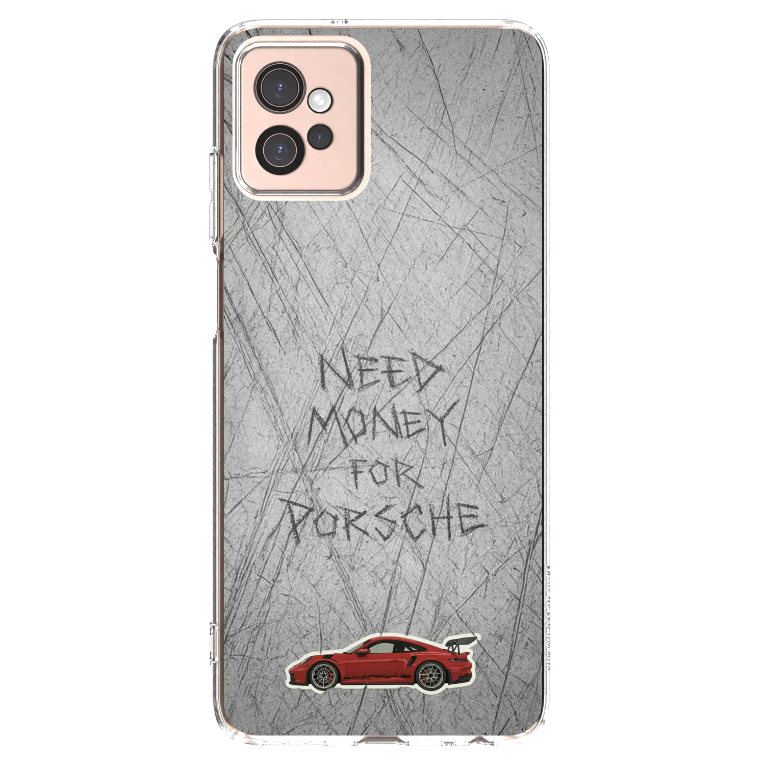 Picasee silikonowe przeźroczyste etui na Motorola Moto G32 - Garage Scratch