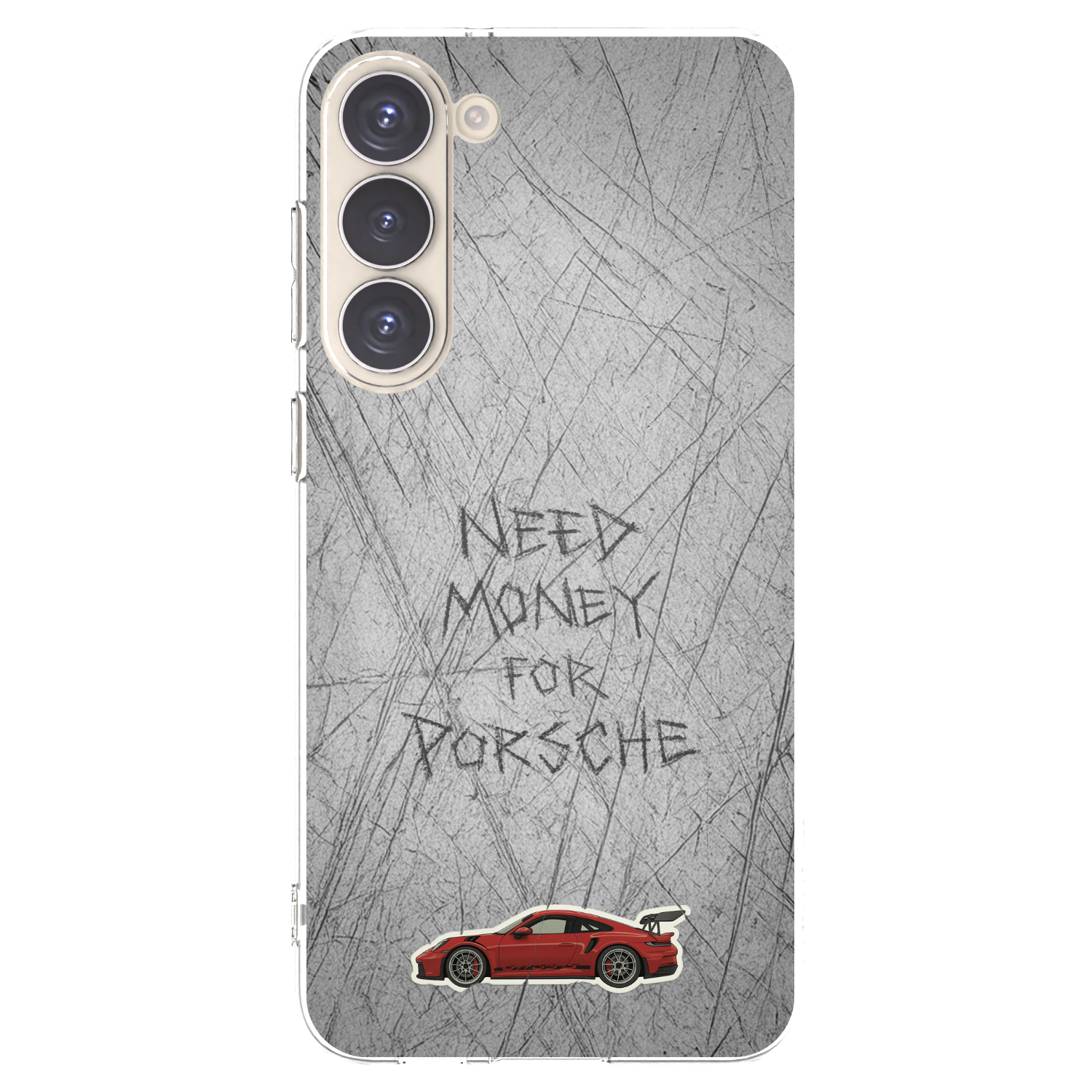 Picasee silikonowe przeźroczyste etui na Samsung Galaxy S23+ 5G - Garage Scratch