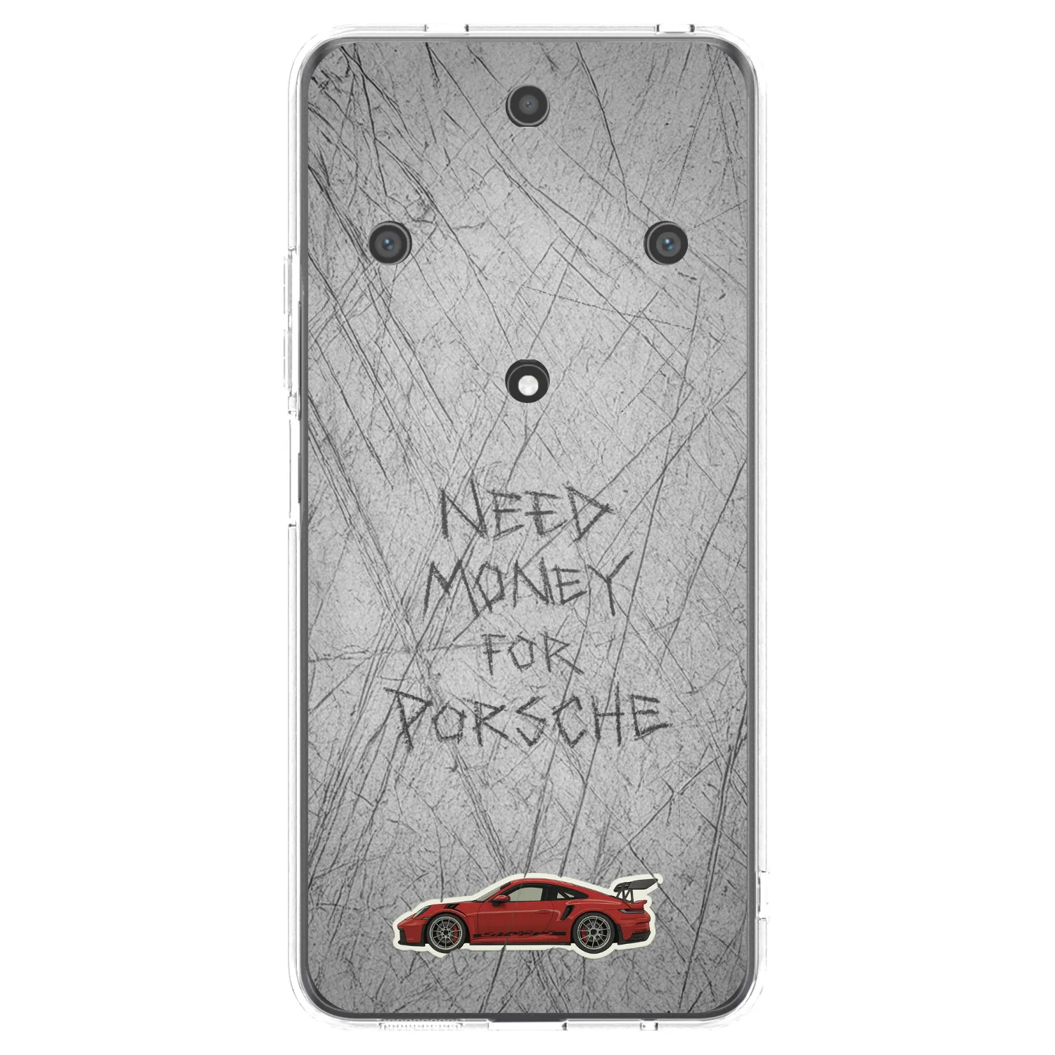 Picasee silikonowe przeźroczyste etui na Honor Magic5 Lite 5G - Garage Scratch