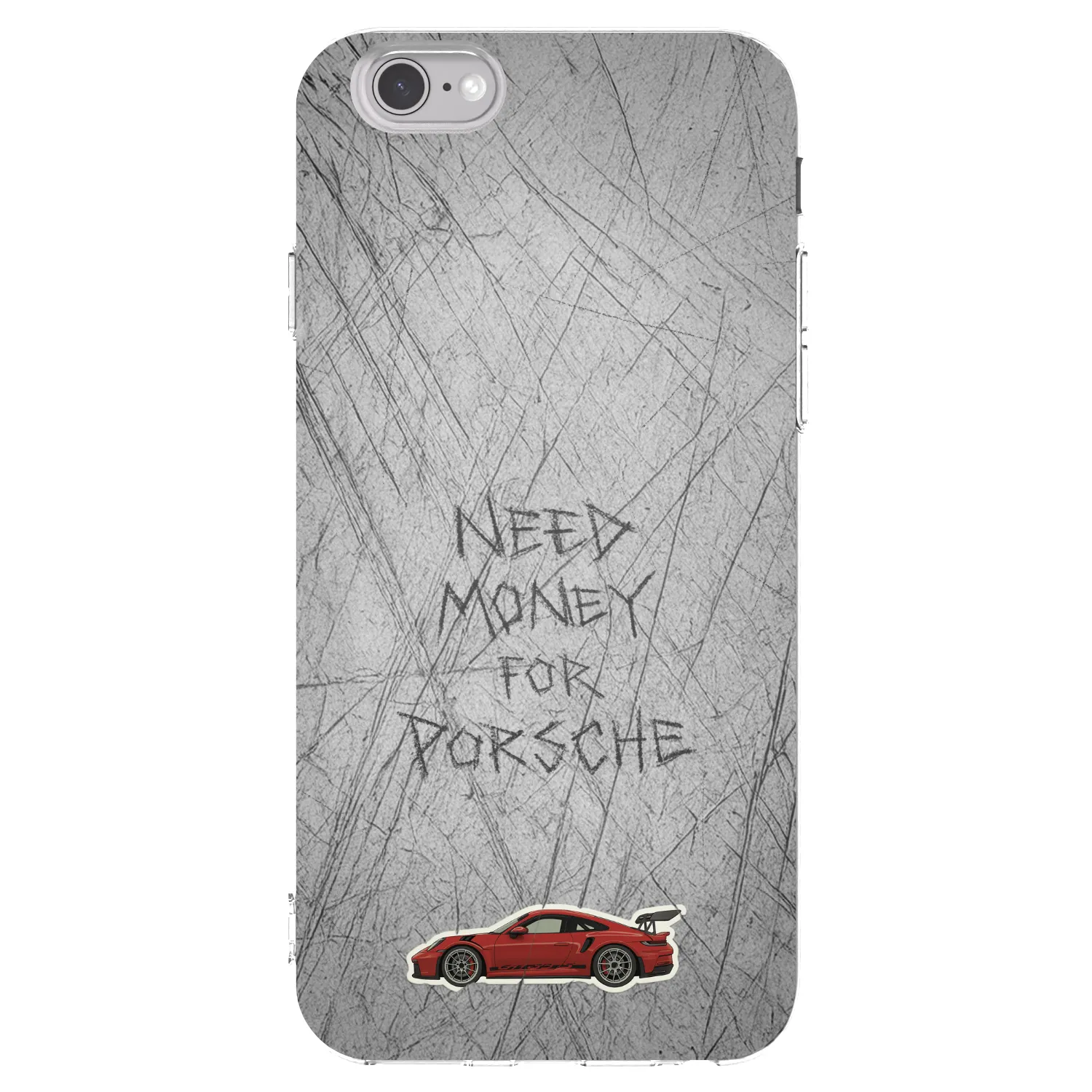 Picasee silikonowe przeźroczyste etui na Apple iPhone 6/6S - Garage Scratch