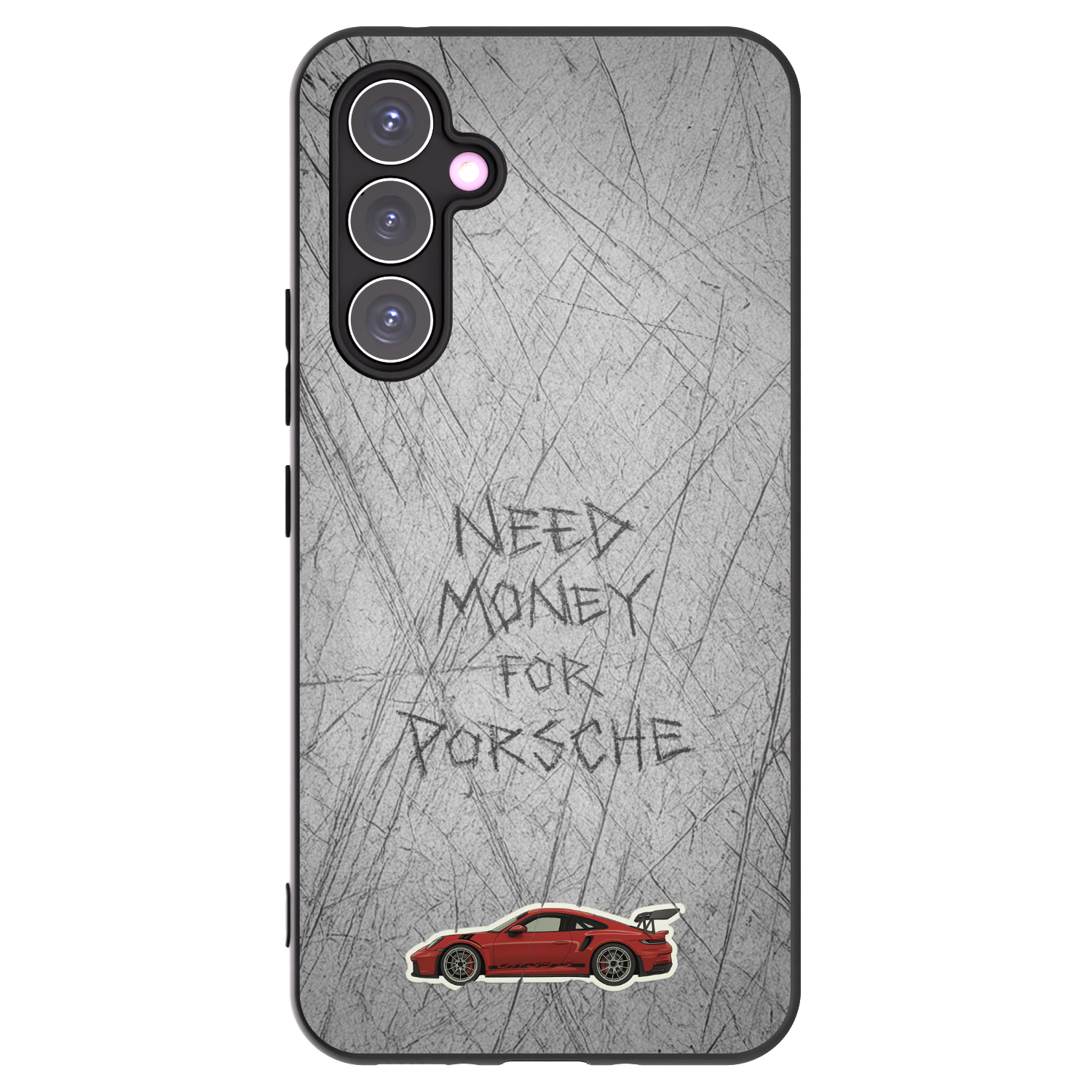 Picasee silikonowe czarne etui na Samsung Galaxy A54 5G A546B - Garage Scratch