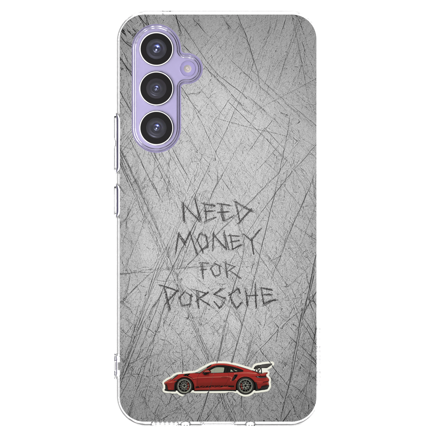 Picasee silikonowe przeźroczyste etui na Samsung Galaxy A54 5G A546B - Garage Scratch