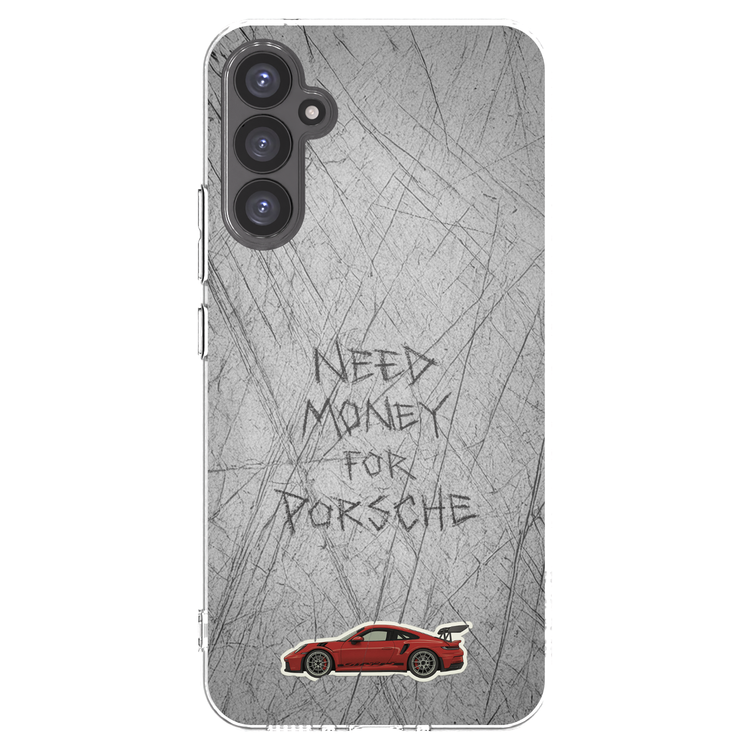 Picasee silikonowe przeźroczyste etui na Samsung Galaxy A34 5G A346B - Garage Scratch