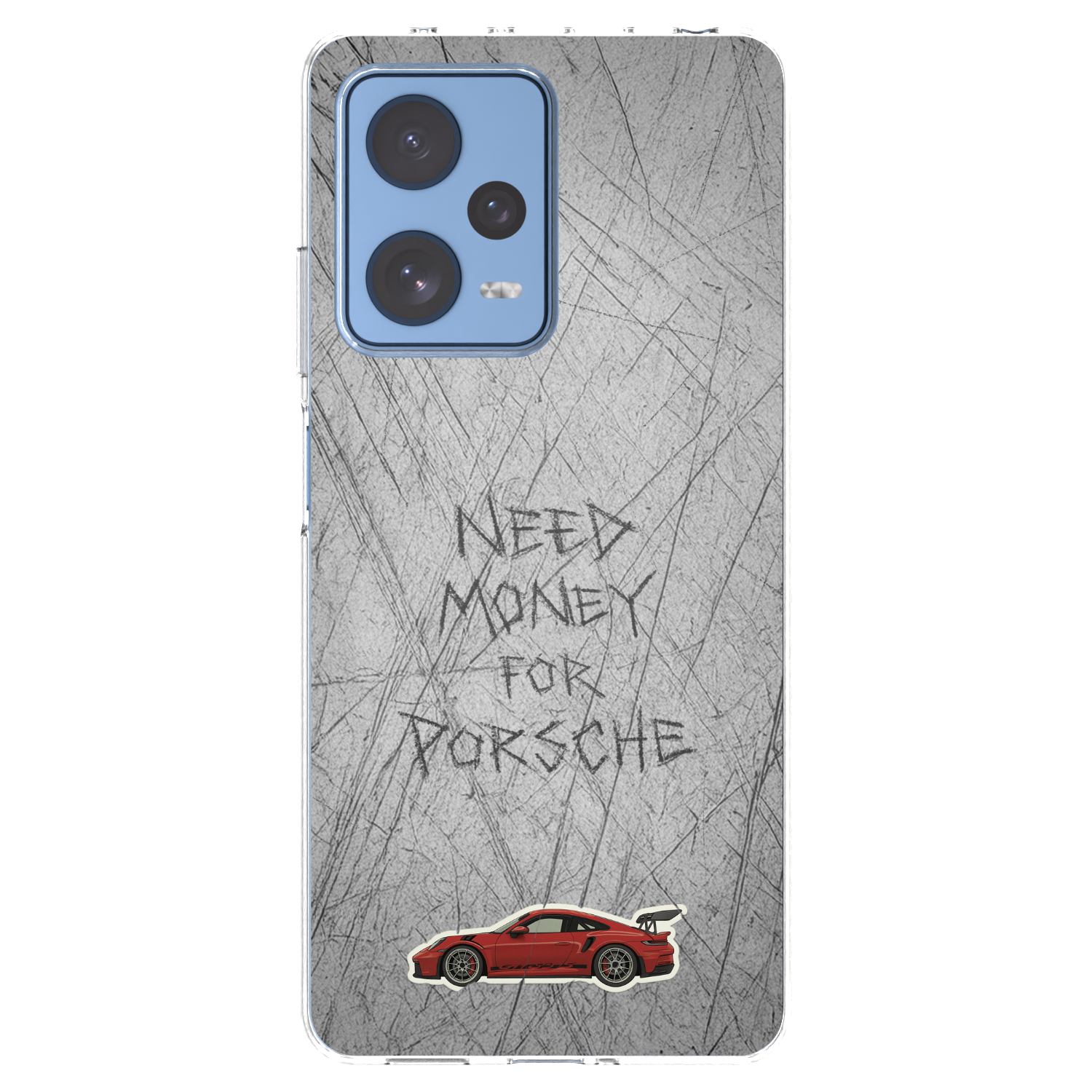 Picasee silikonowe przeźroczyste etui na Xiaomi Redmi Note 12 Pro 5G - Garage Scratch