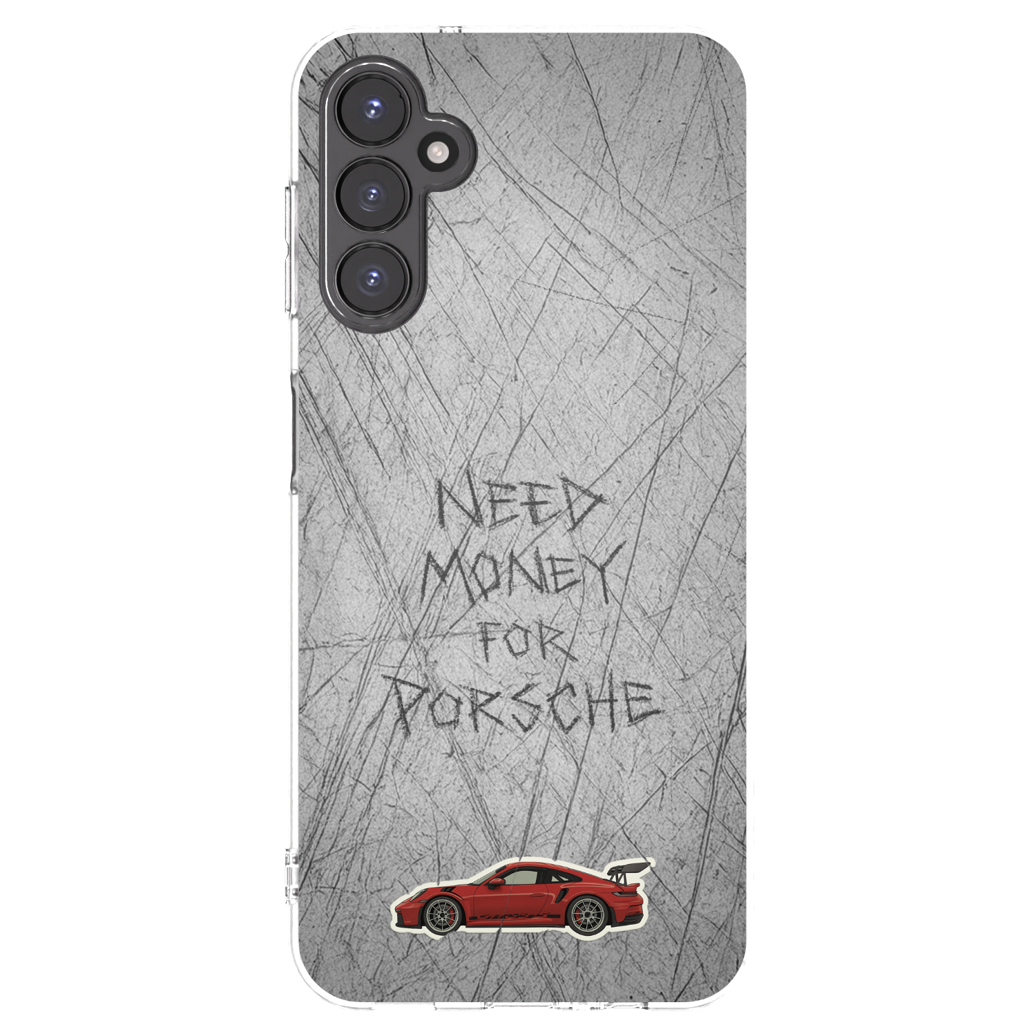 Picasee silikonowe przeźroczyste etui na Samsung Galaxy A14 5G A146P - Garage Scratch