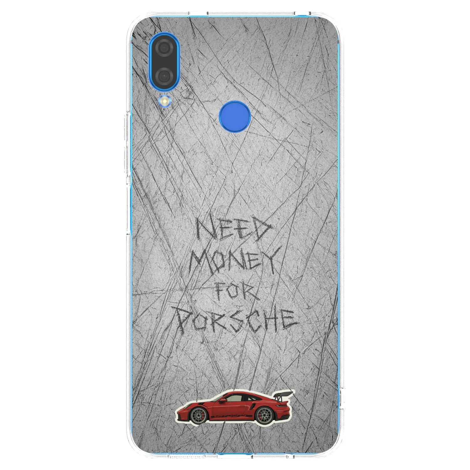 Picasee silikonowe przeźroczyste etui na Huawei Nova 3 - Garage Scratch