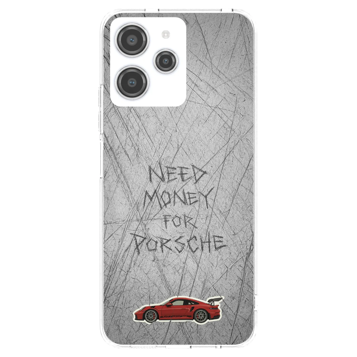 Picasee silikonowe przeźroczyste etui na Xiaomi Redmi 12 4G - Garage Scratch