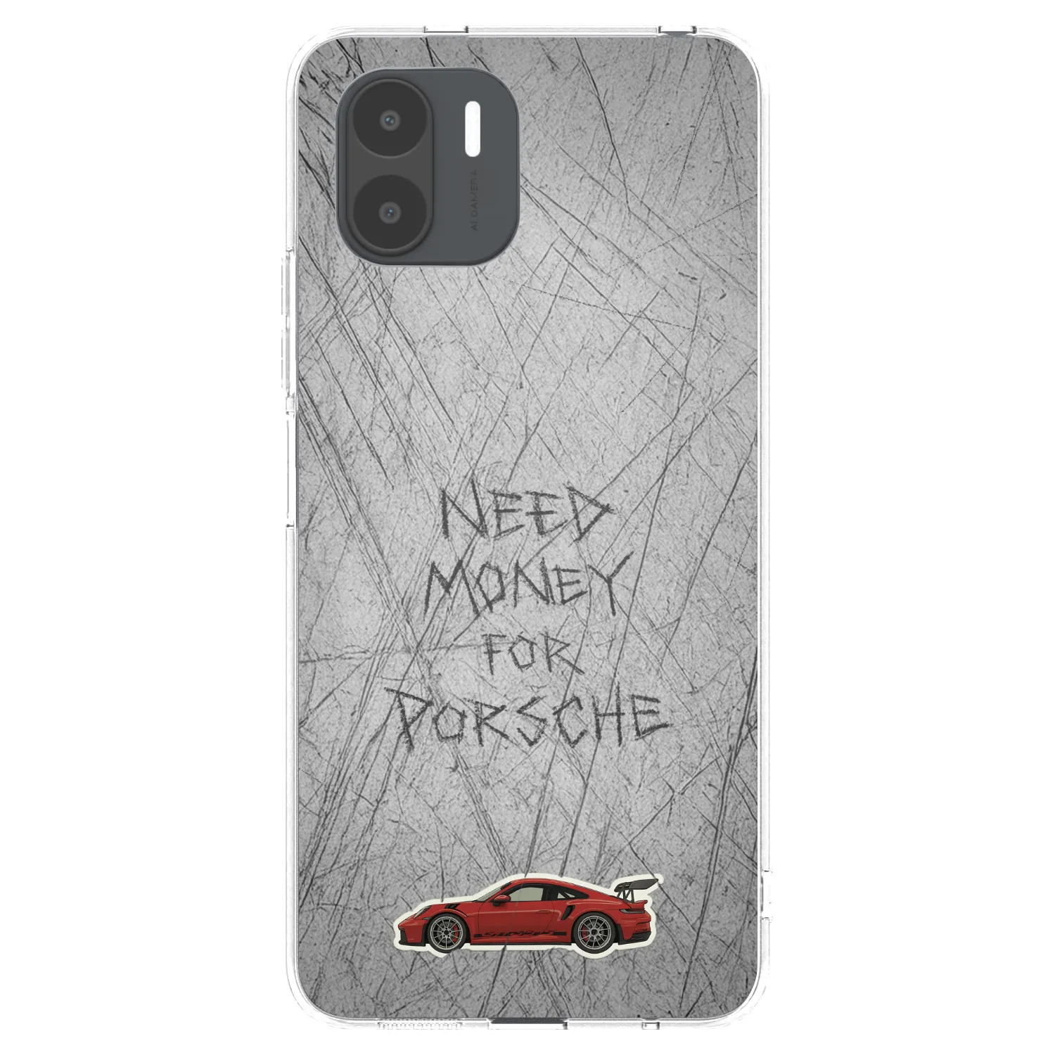 Picasee silikonowe przeźroczyste etui na Xiaomi Redmi A2 - Garage Scratch