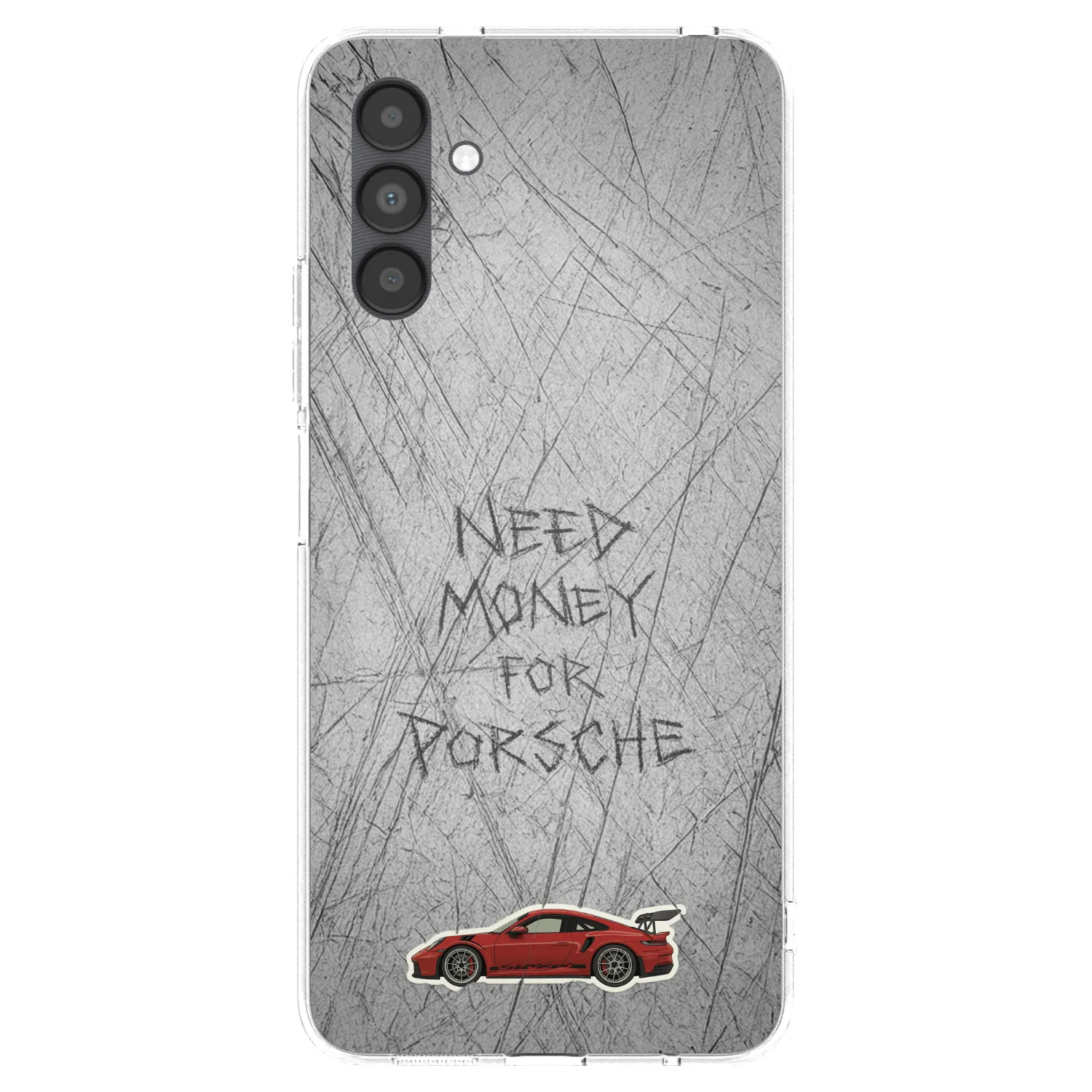 Picasee silikonowe przeźroczyste etui na Samsung Galaxy A04s A047F - Garage Scratch