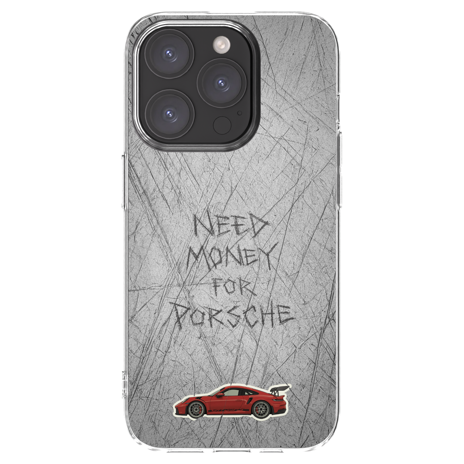 Picasee silikonowe przeźroczyste etui na Apple iPhone 15 Pro - Garage Scratch