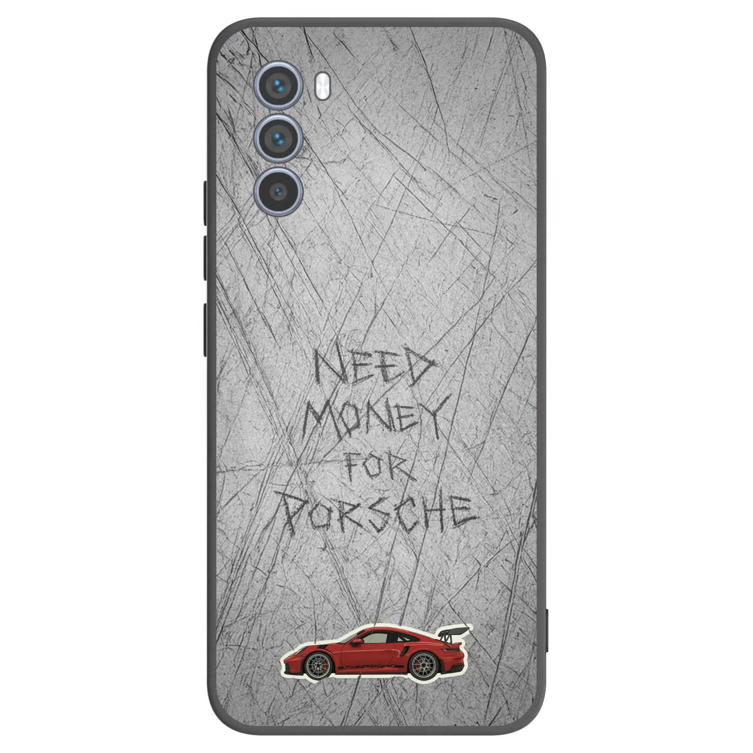 Picasee silikonowe czarne etui na Motorola Moto G62 - Garage Scratch