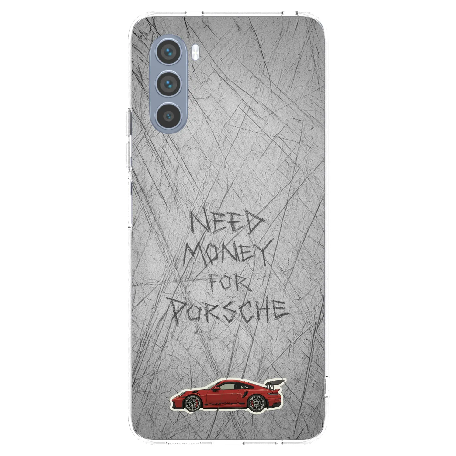 Picasee silikonowe przeźroczyste etui na Motorola Moto G62 - Garage Scratch