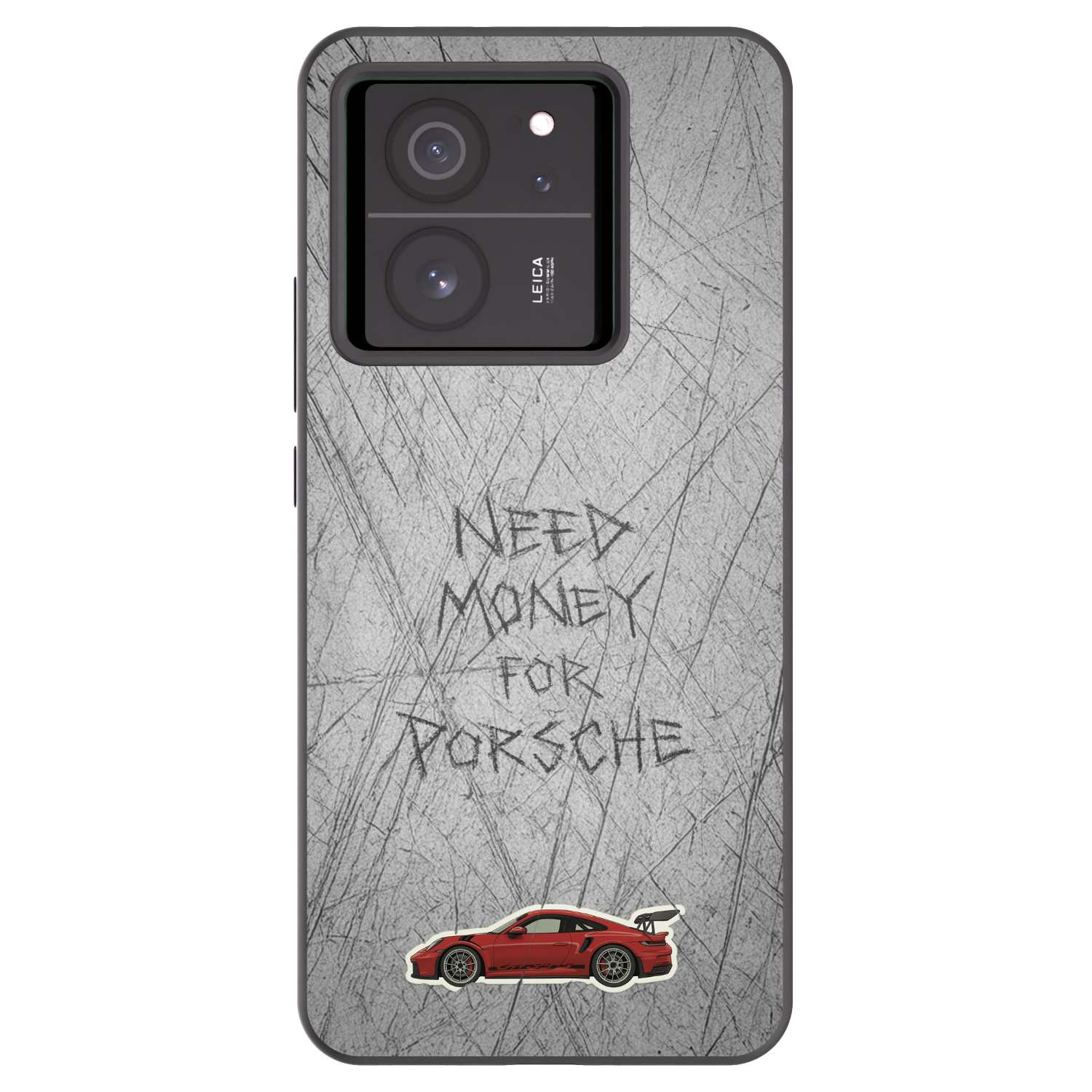Picasee silikonowe czarne etui na Xiaomi 13T Pro - Garage Scratch