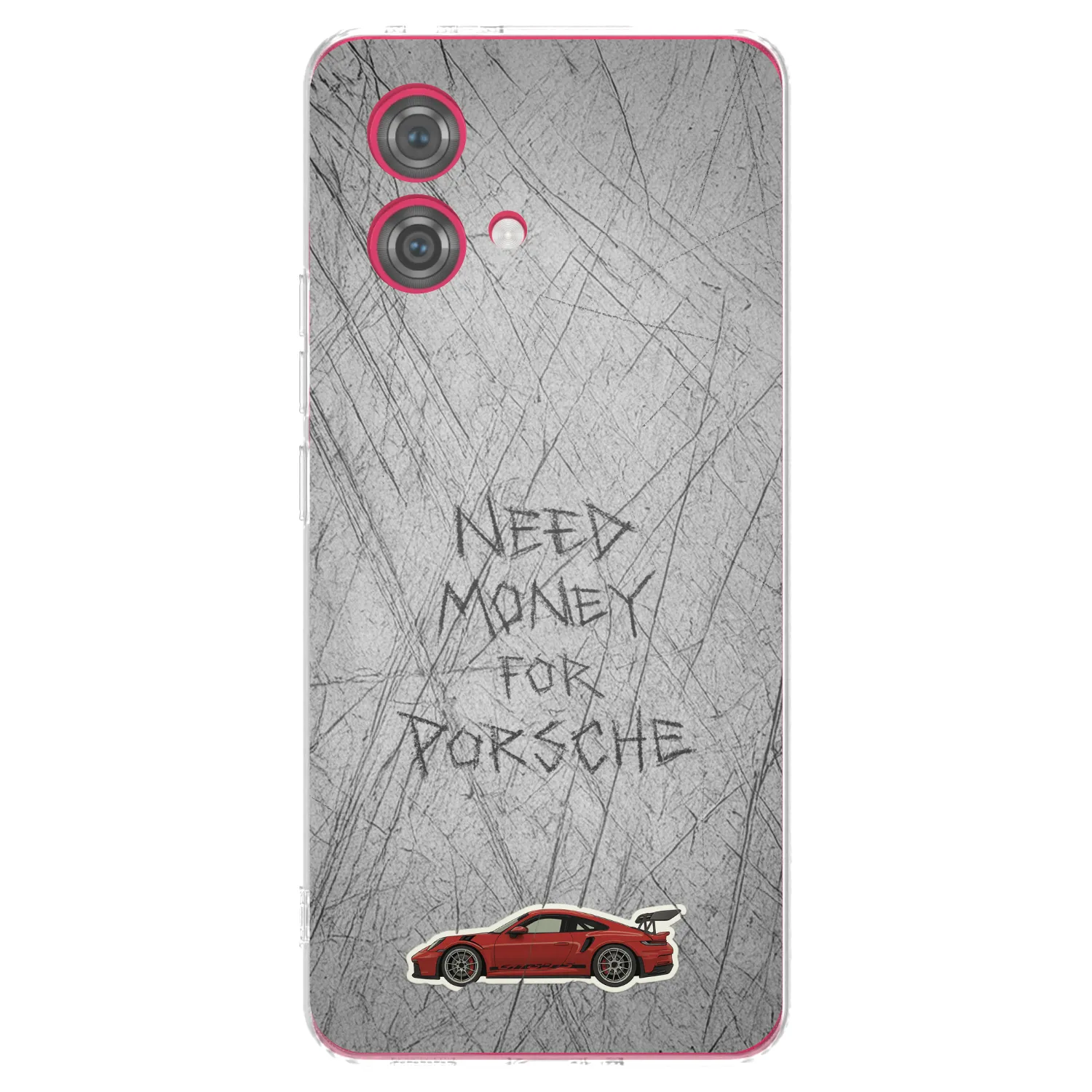 Picasee silikonowe przeźroczyste etui na Motorola Moto G84 5G - Garage Scratch