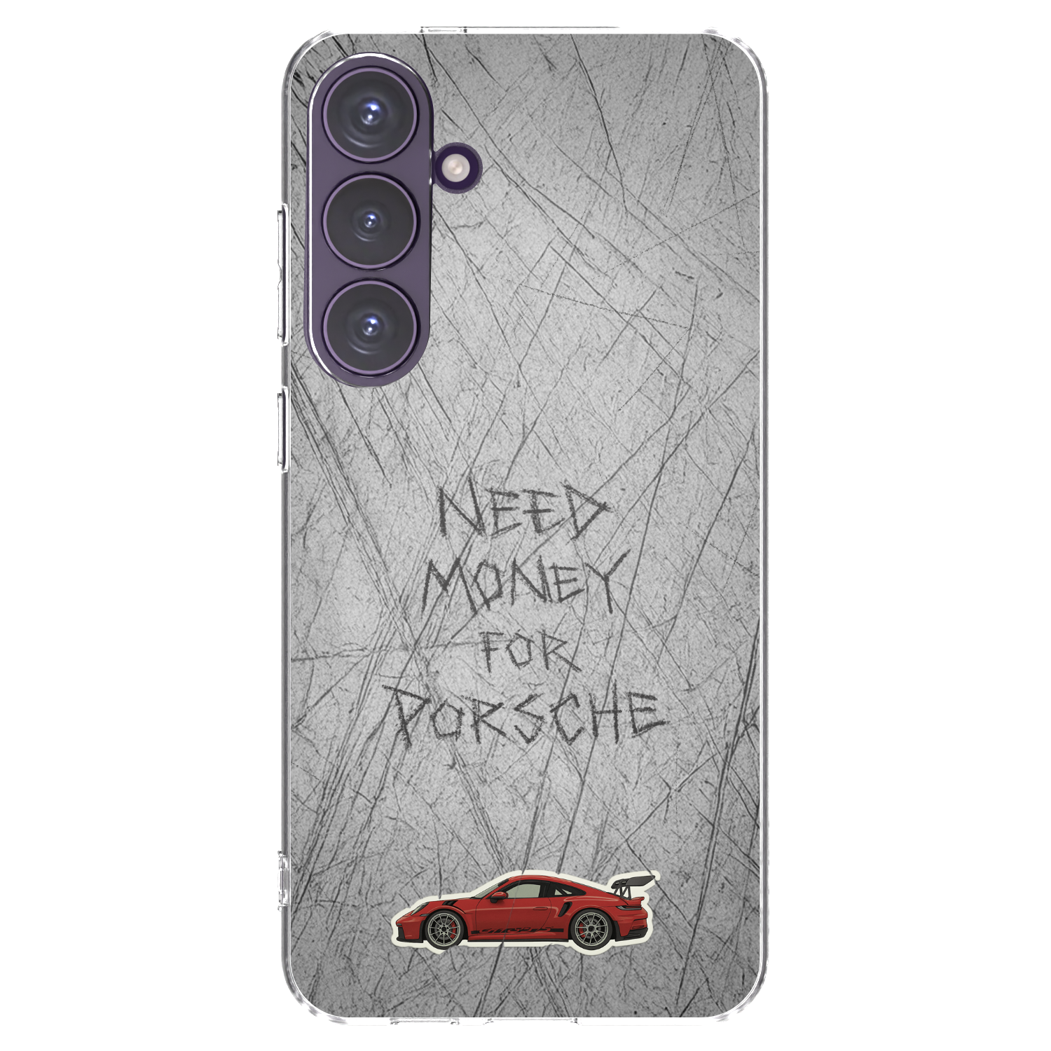 Picasee silikonowe przeźroczyste etui na Samsung Galaxy S24+ S926B 5G - Garage Scratch