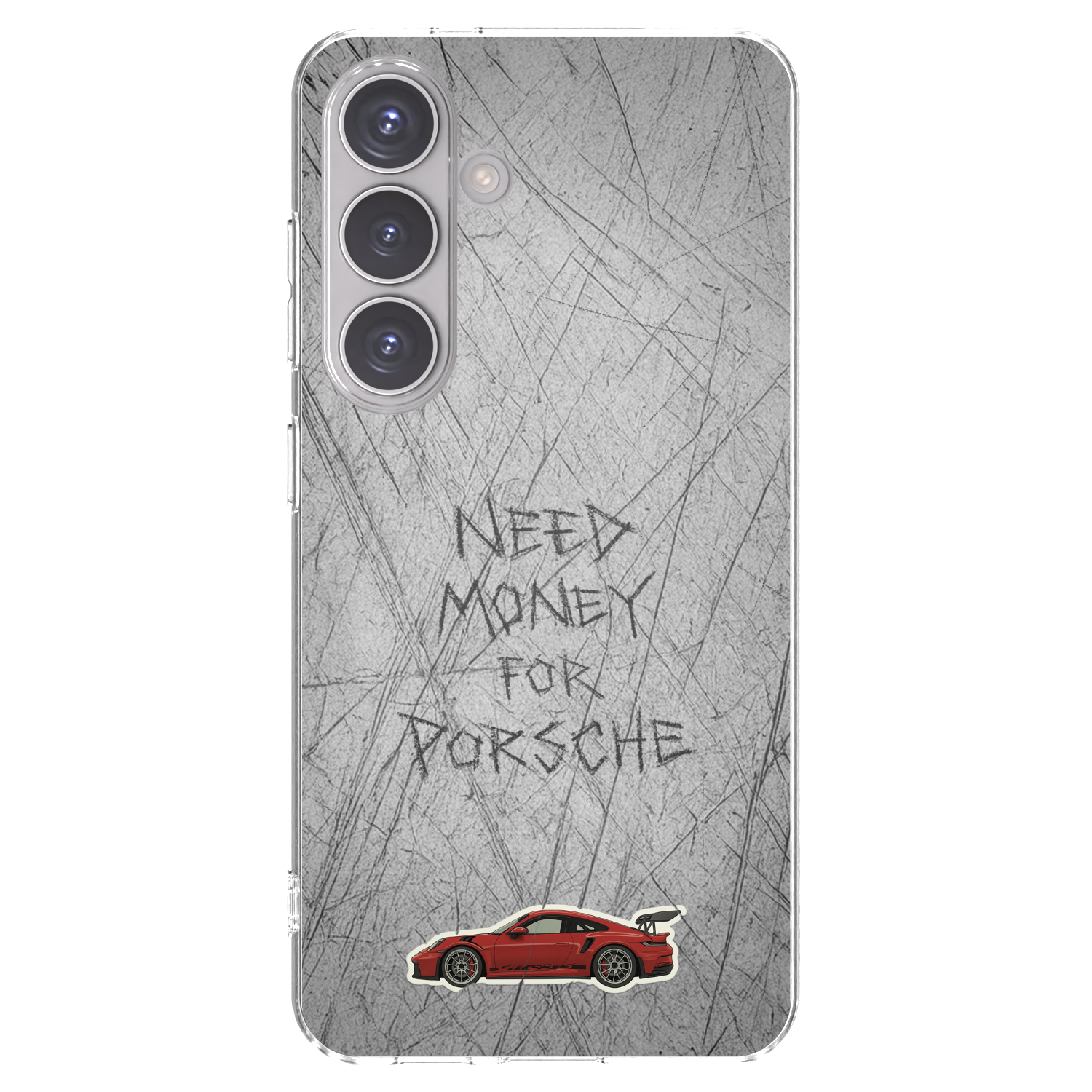 Picasee silikonowe przeźroczyste etui na Samsung Galaxy S24 S921B 5G - Garage Scratch
