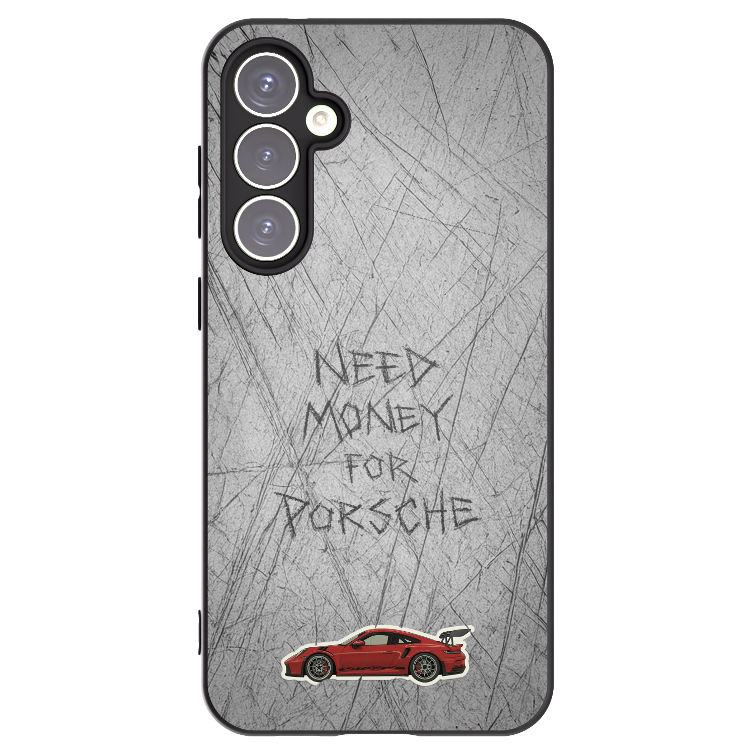 Picasee silikonowe czarne etui na Samsung Galaxy S23 FE S711B - Garage Scratch