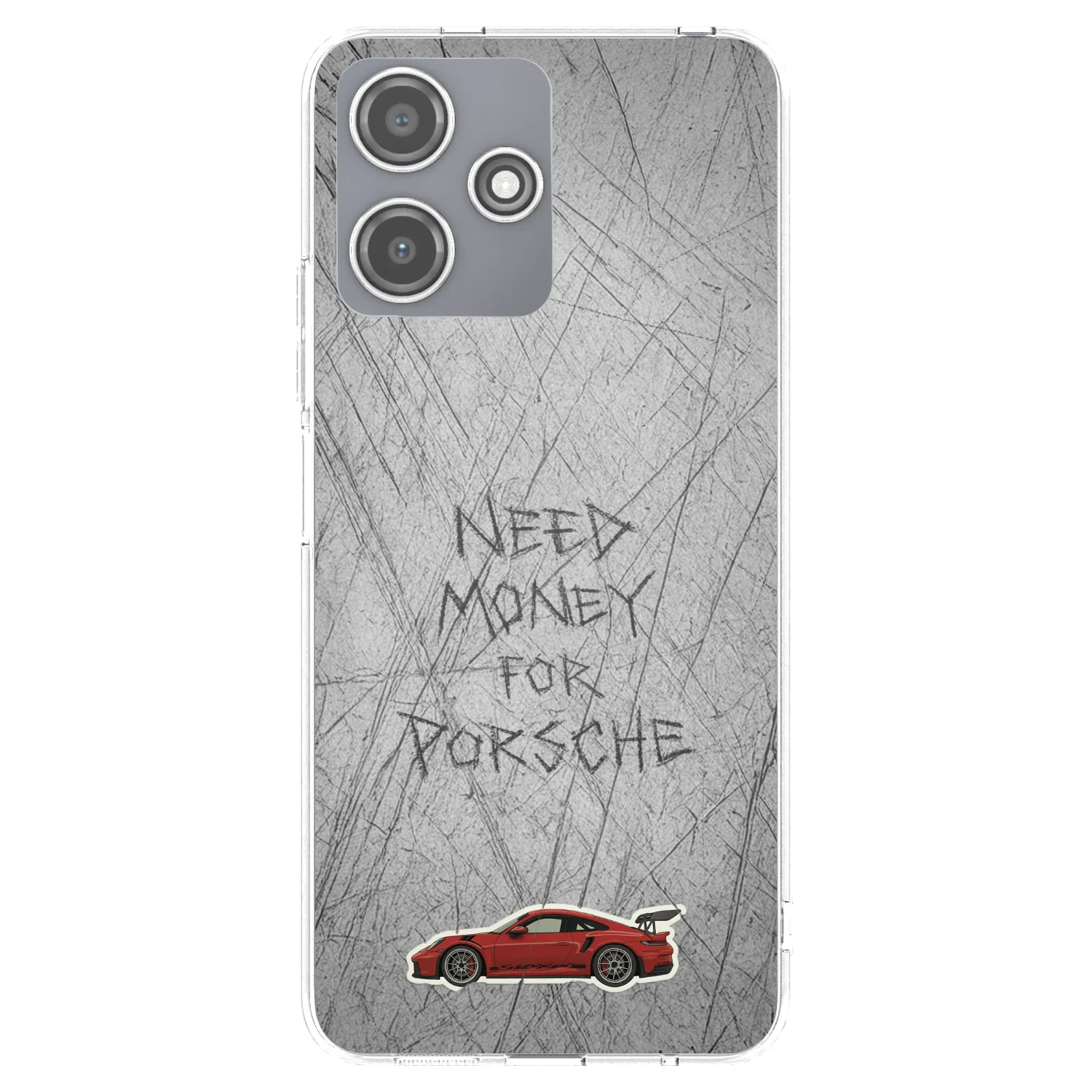 Picasee silikonowe przeźroczyste etui na Xiaomi Redmi 12 5G - Garage Scratch