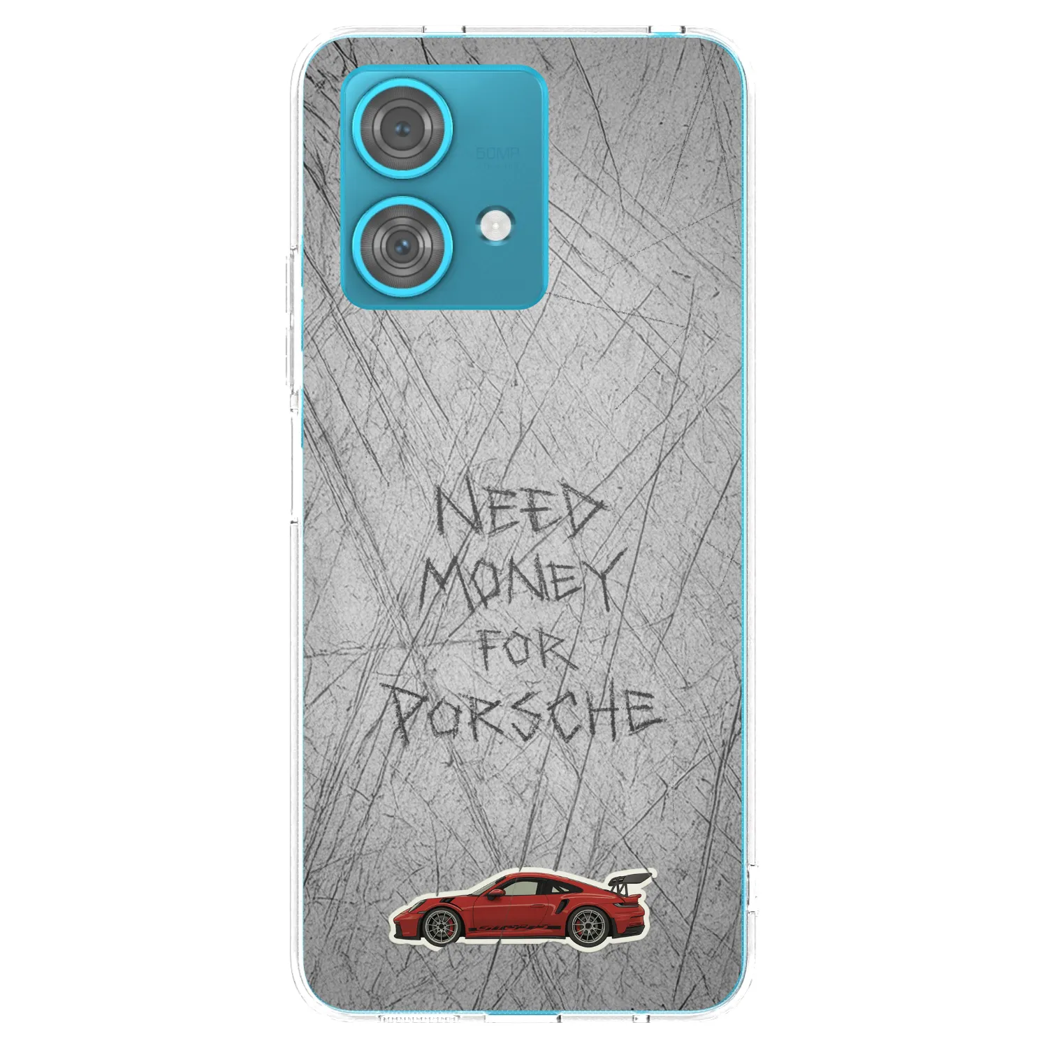 Picasee silikonowe przeźroczyste etui na Motorola Edge 40 Neo - Garage Scratch
