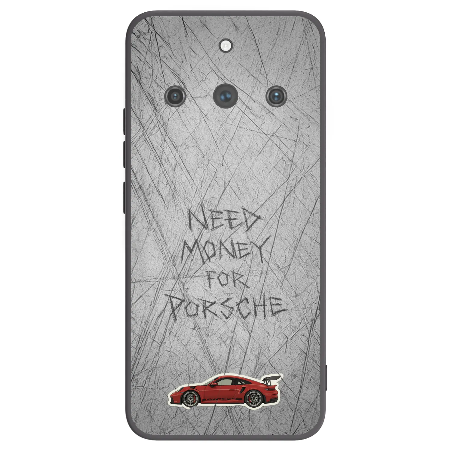 Picasee silikonowe czarne etui na Realme 11 Pro+ - Garage Scratch