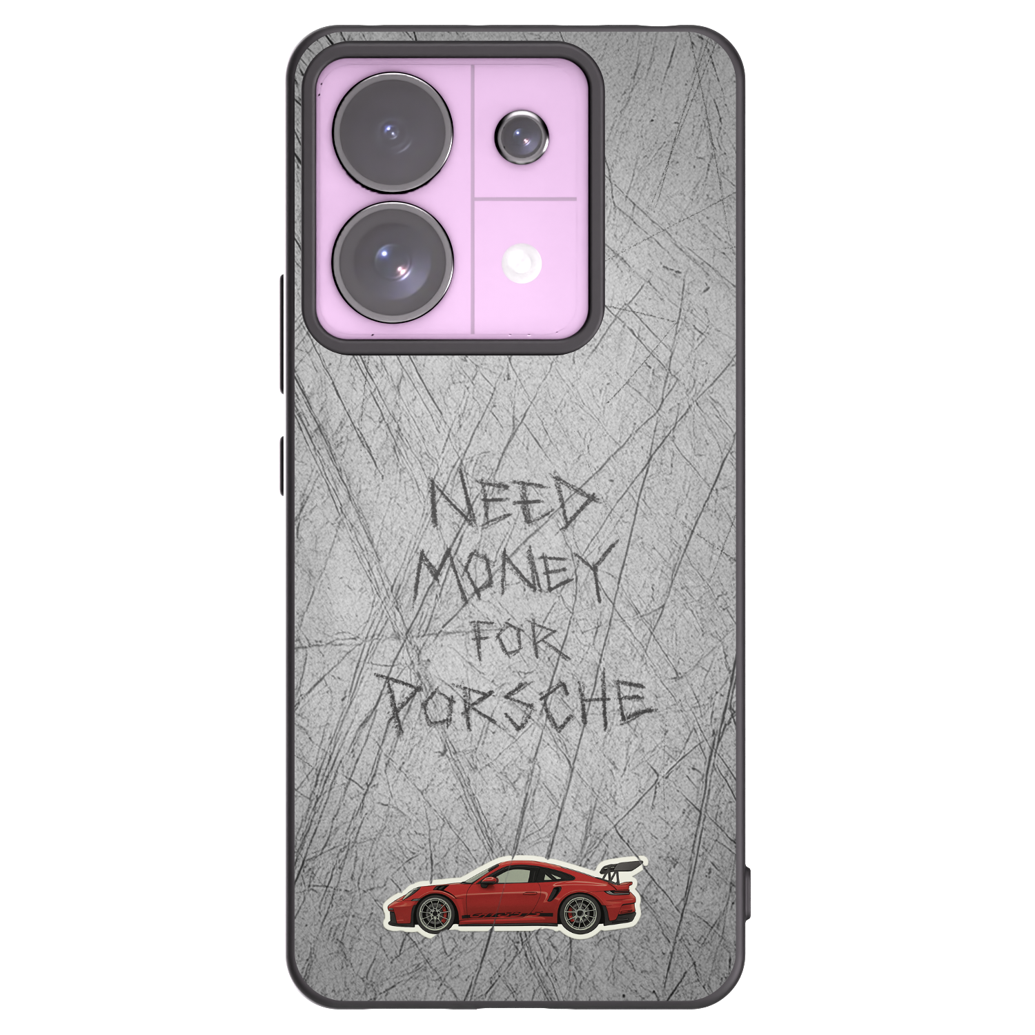Picasee silikonowe czarne etui na Xiaomi Redmi Note 13 Pro 5G - Garage Scratch