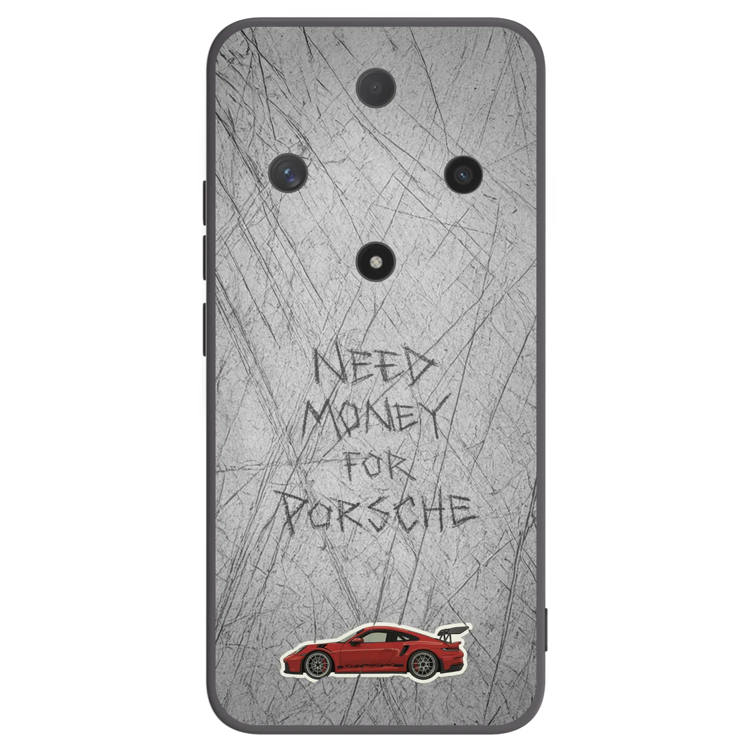 Picasee silikonowe czarne etui na Honor Magic6 Lite 5G - Garage Scratch