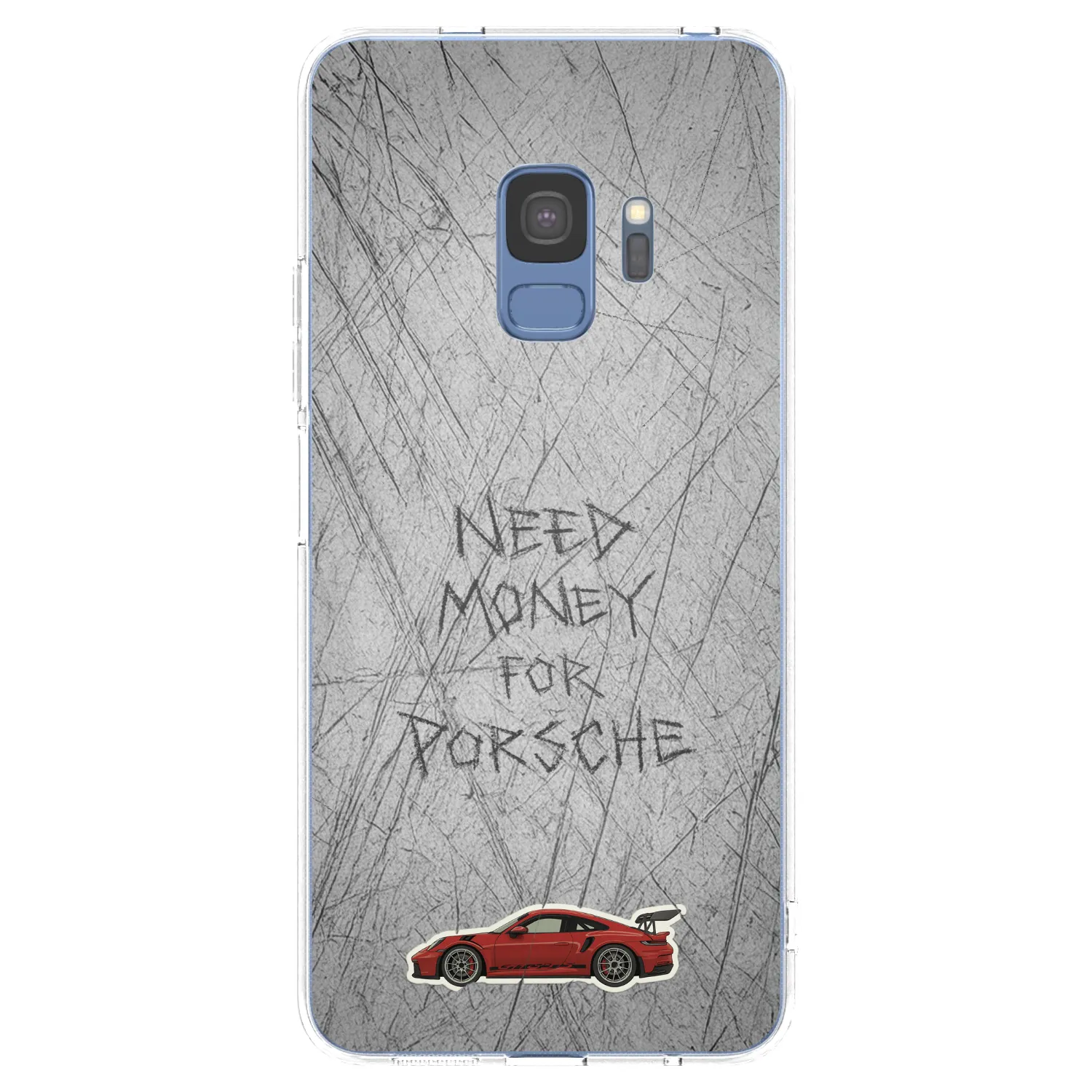 Picasee silikonowe przeźroczyste etui na Samsung Galaxy S9 G960F - Garage Scratch