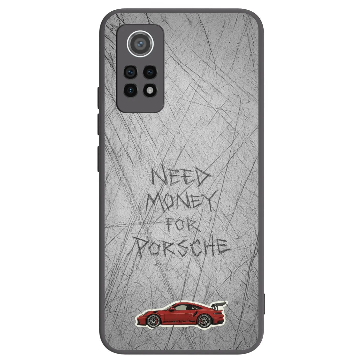 Picasee silikonowe czarne etui na Xiaomi Redmi Note 12 Pro 4G - Garage Scratch