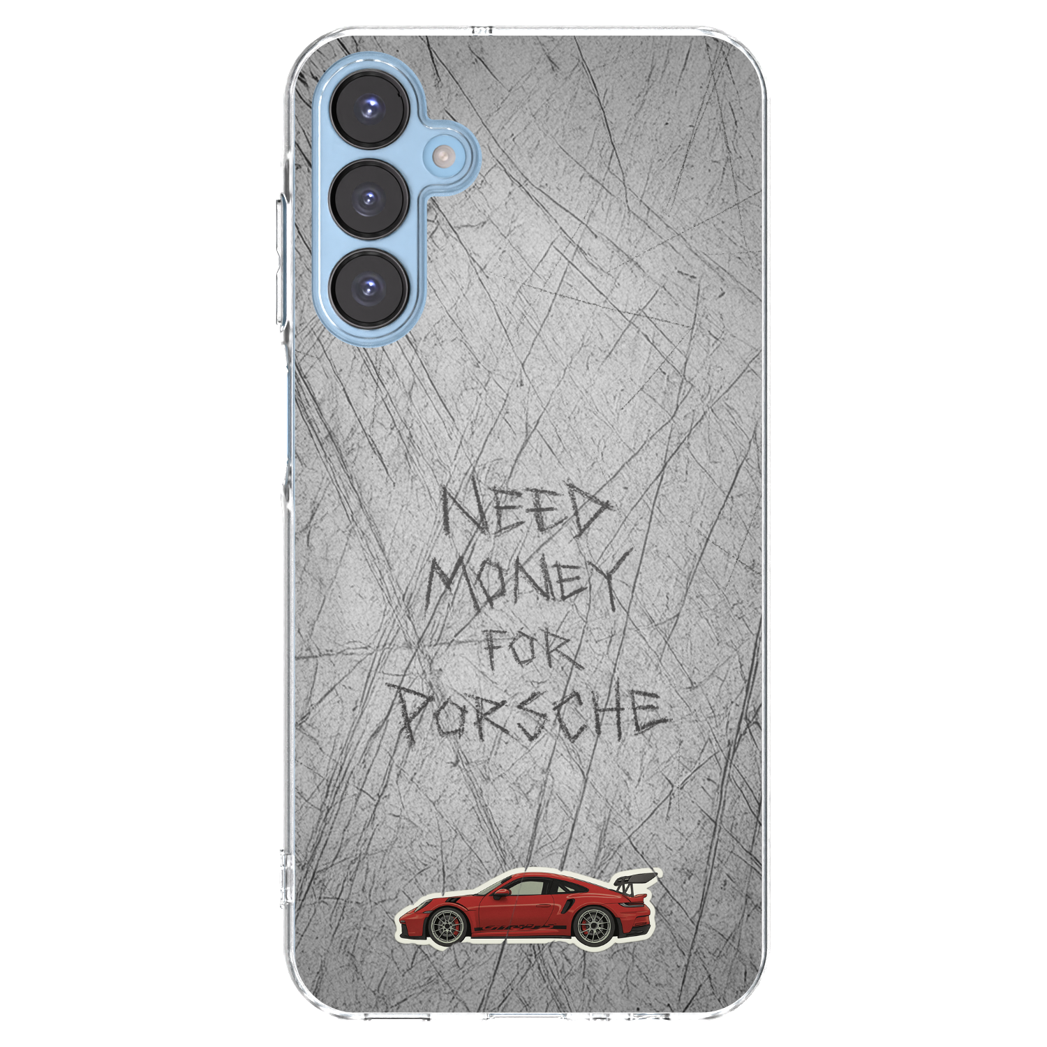 Picasee silikonowe przeźroczyste etui na Samsung Galaxy A15 A156B 5G - Garage Scratch