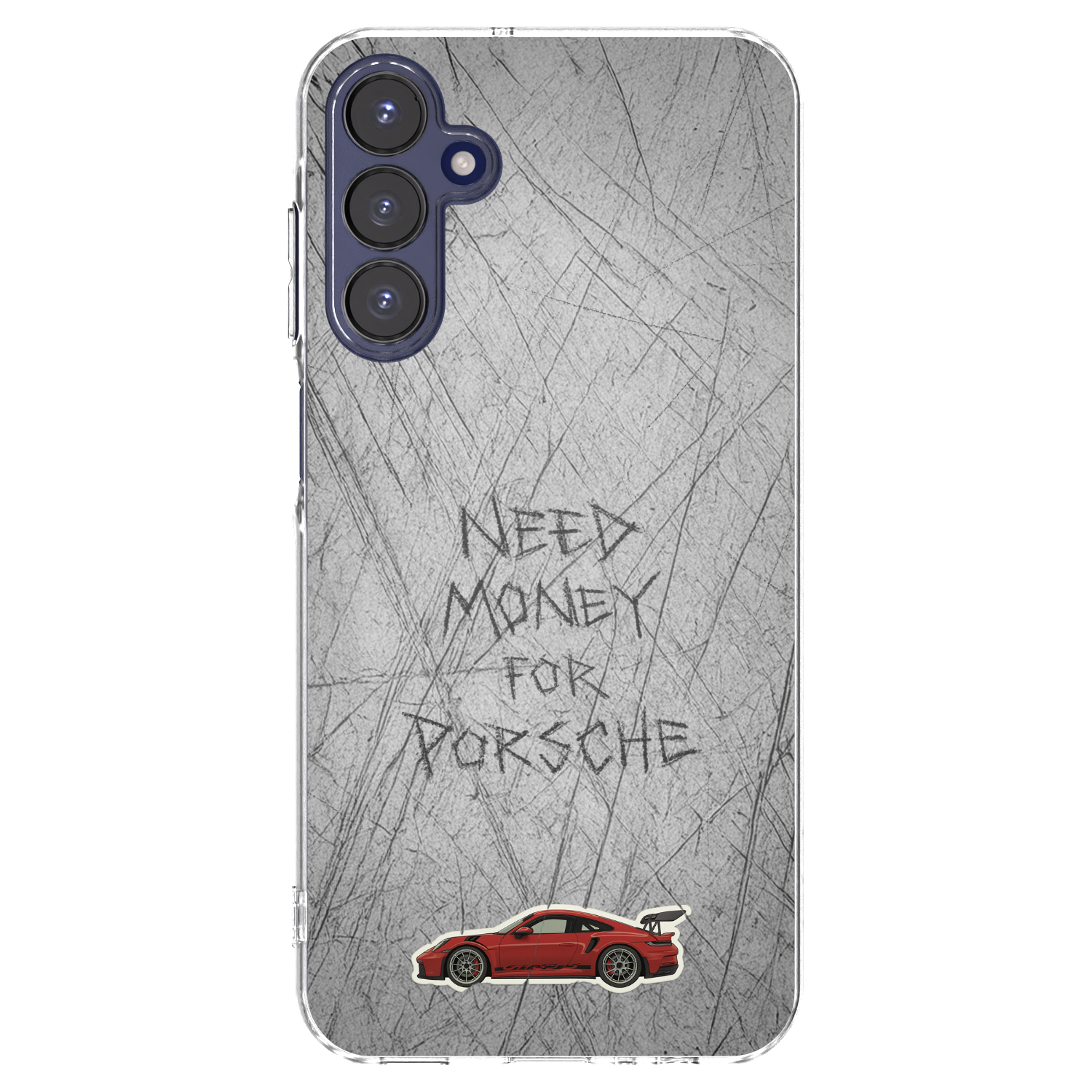 Picasee silikonowe przeźroczyste etui na Samsung Galaxy A15 A155F 4G - Garage Scratch