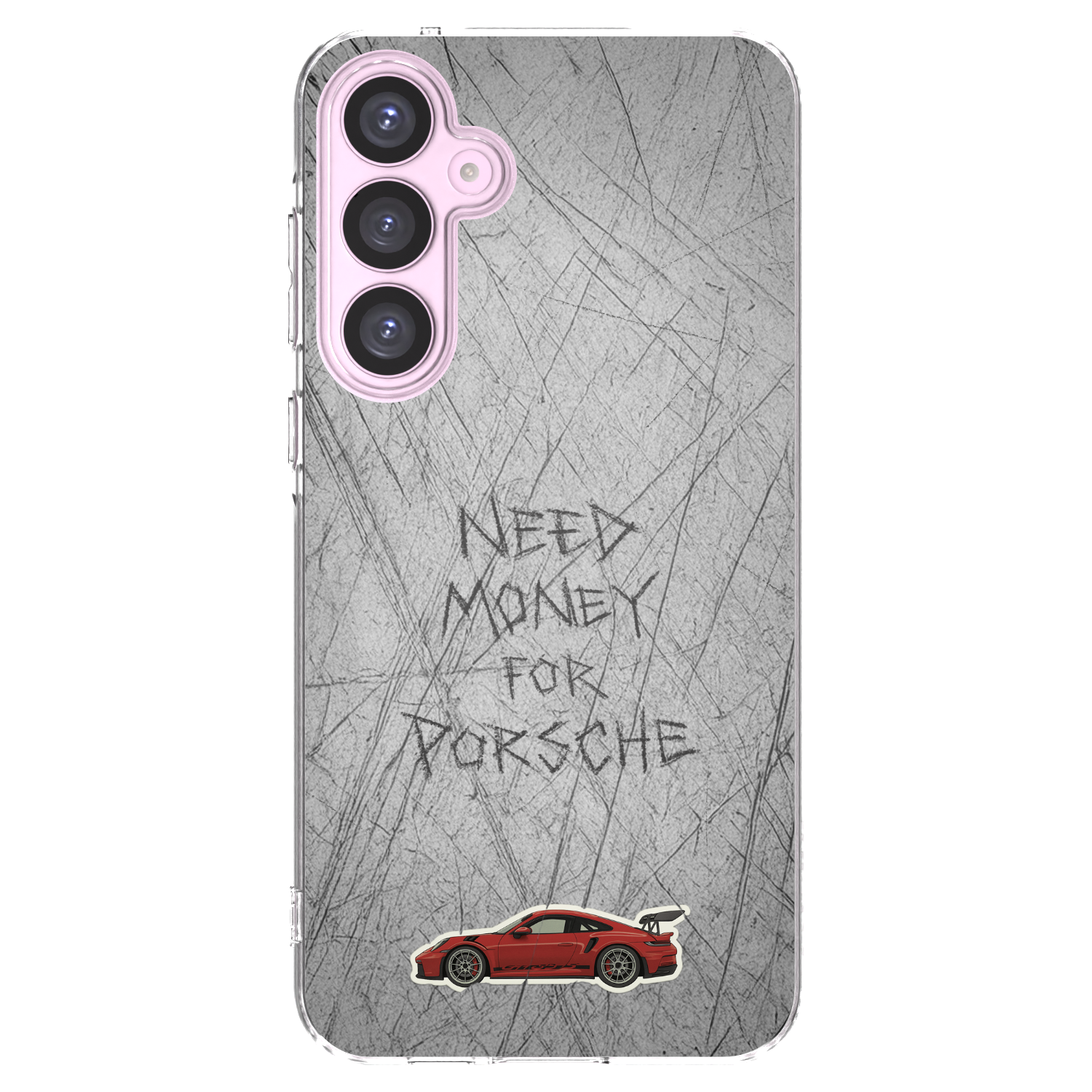 Picasee silikonowe przeźroczyste etui na Samsung Galaxy A55 5G A556B - Garage Scratch
