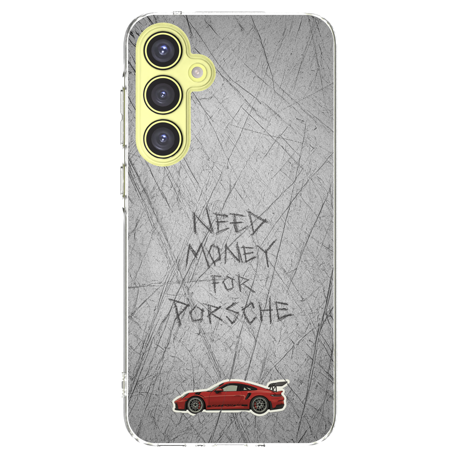 Picasee silikonowe przeźroczyste etui na Samsung Galaxy A35 5G A356B - Garage Scratch