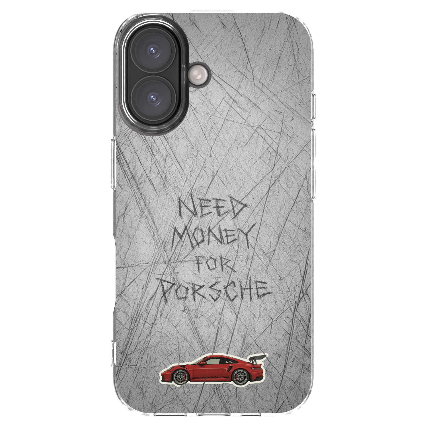 Picasee silikonowe przeźroczyste etui na Apple iPhone 16 - Garage Scratch