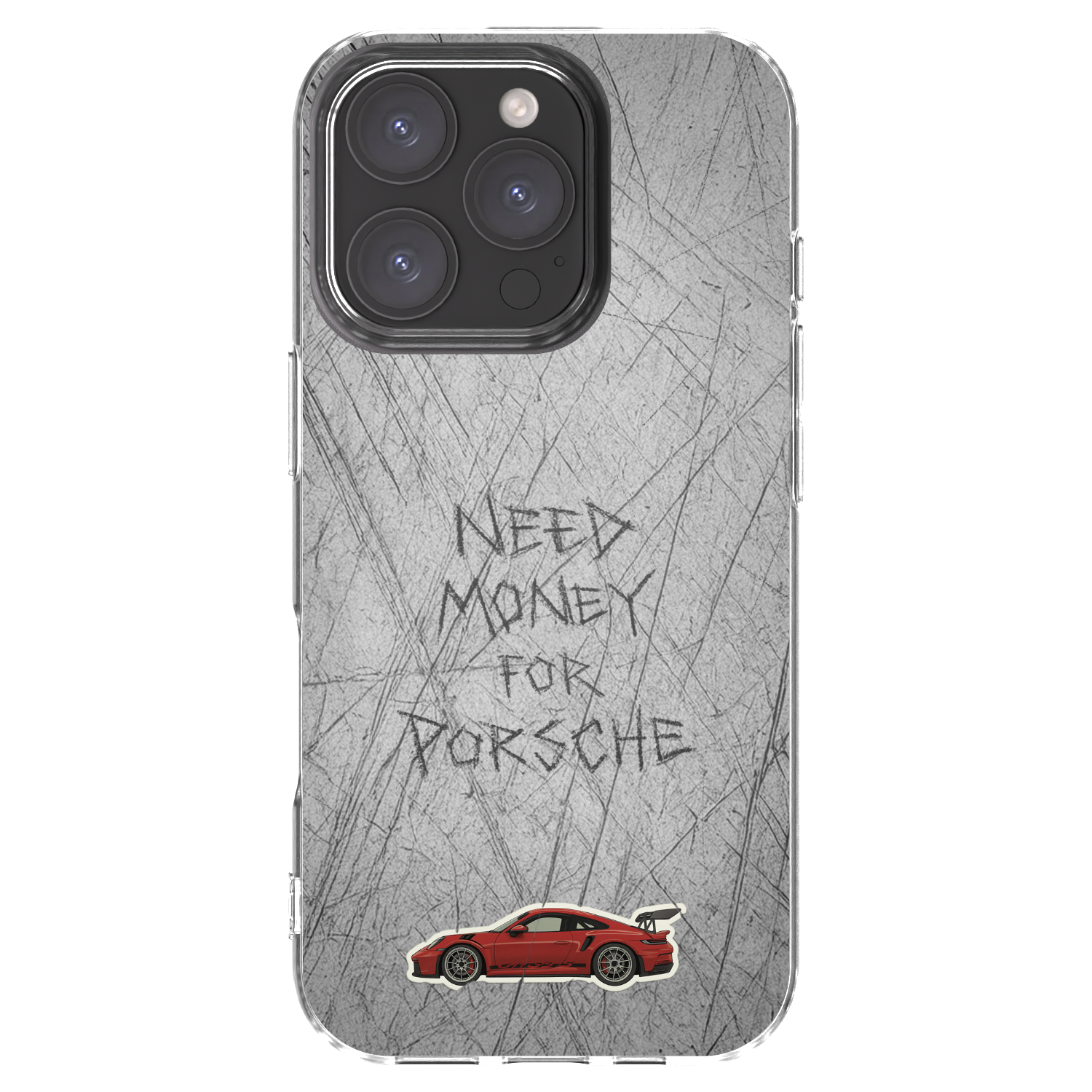 Picasee silikonowe przeźroczyste etui na Apple iPhone 16 Pro - Garage Scratch