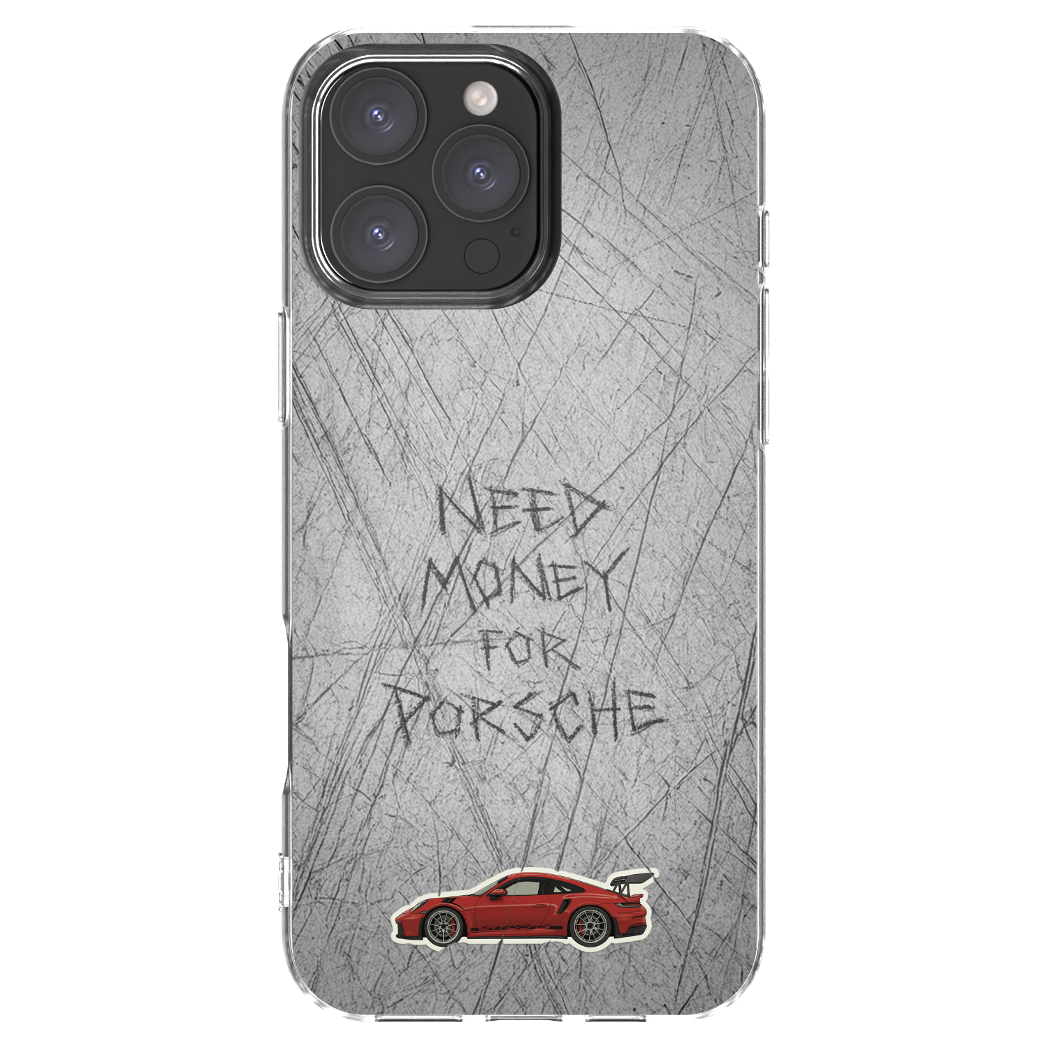 Picasee silikonowe przeźroczyste etui na Apple iPhone 16 Pro Max - Garage Scratch