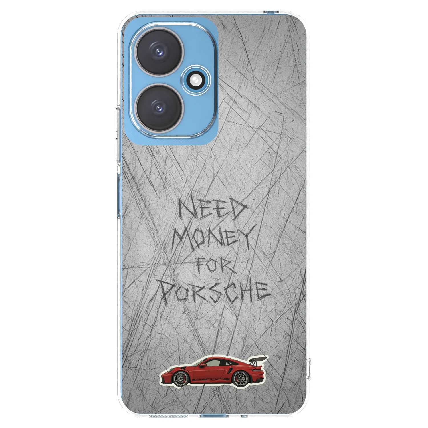 Picasee silikonowe przeźroczyste etui na Xiaomi Redmi 13C 5G - Garage Scratch