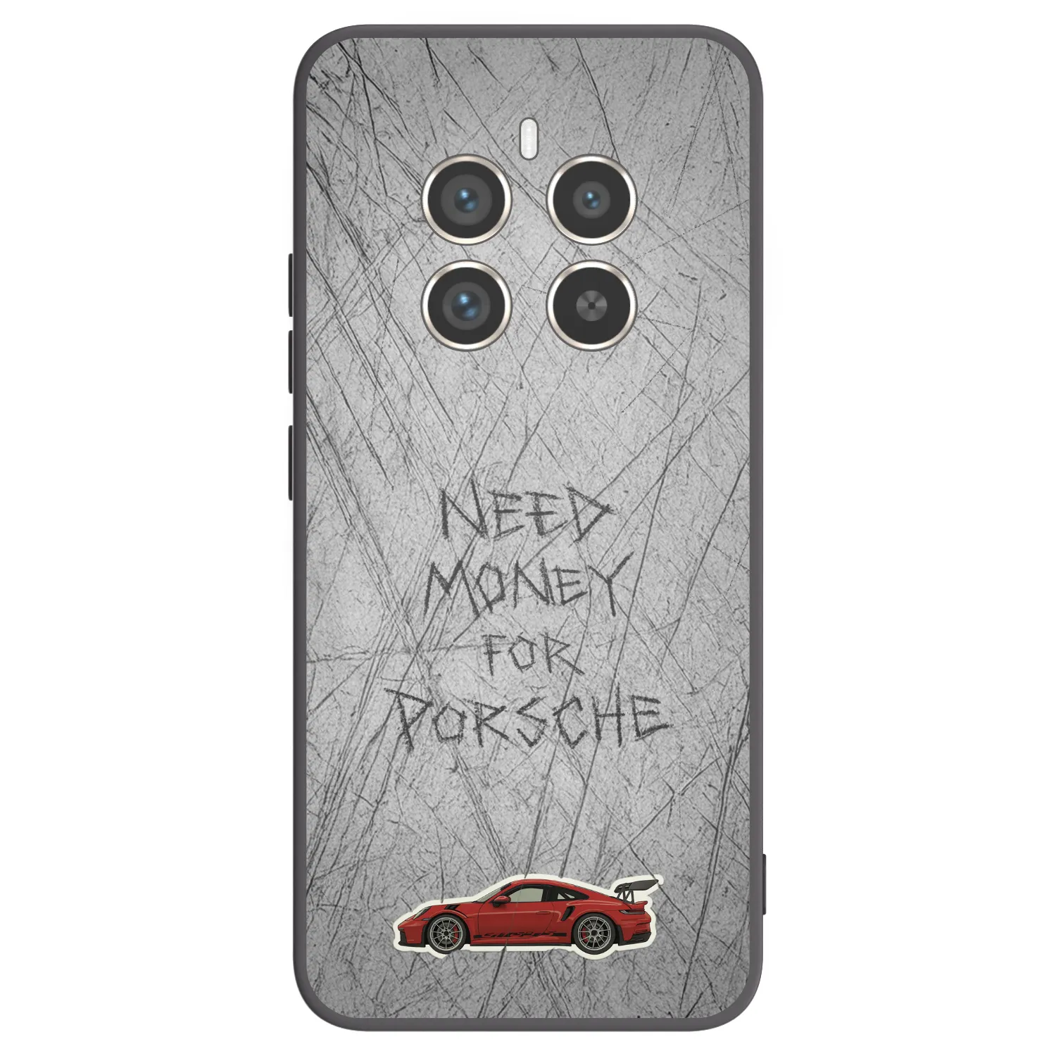 Picasee silikonowe czarne etui na Realme 12 Pro 5G - Garage Scratch