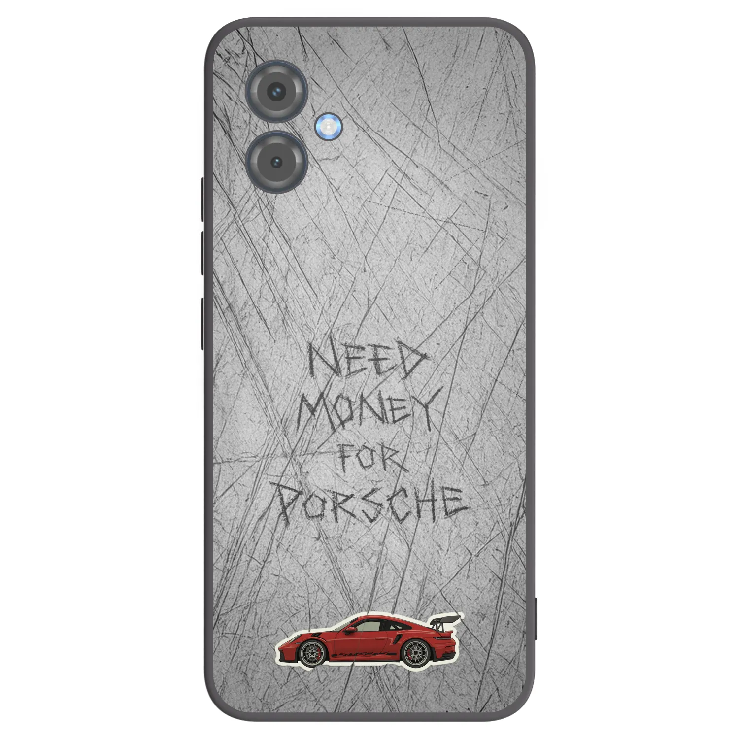 Picasee silikonowe czarne etui na Motorola Moto G14 - Garage Scratch