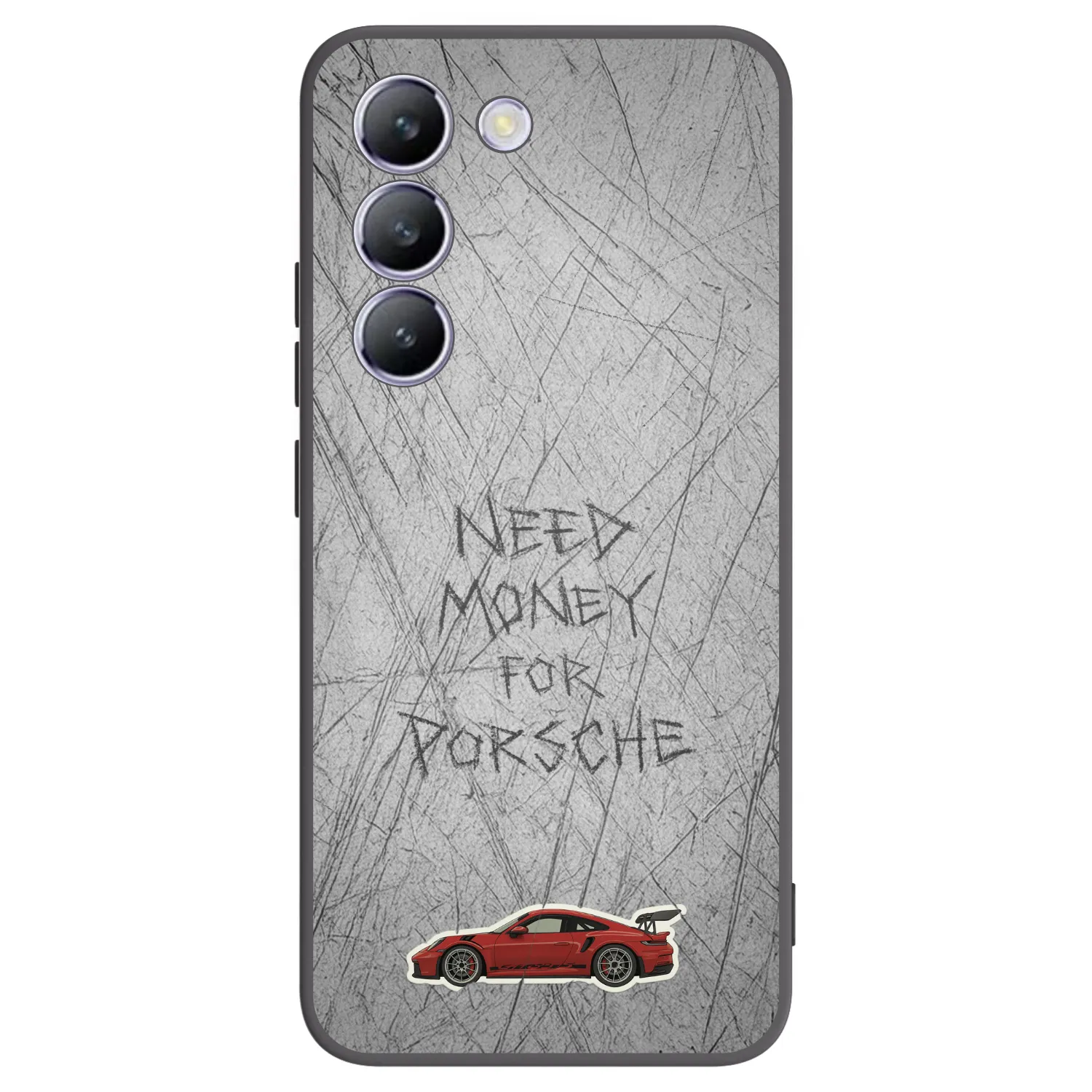 Picasee silikonowe czarne etui na Vivo V40 SE 5G - Garage Scratch