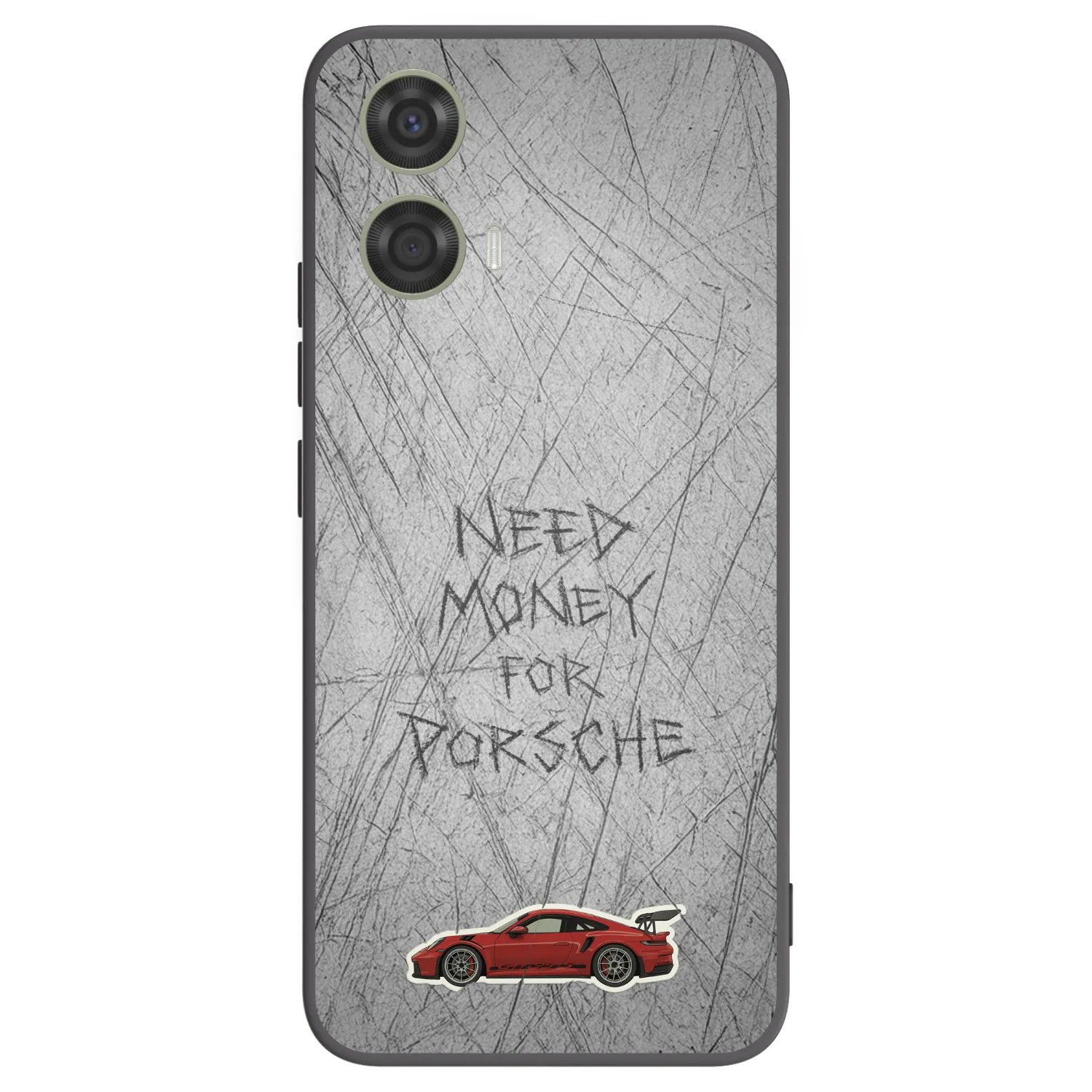 Picasee silikonowe czarne etui na Motorola Moto G24 - Garage Scratch